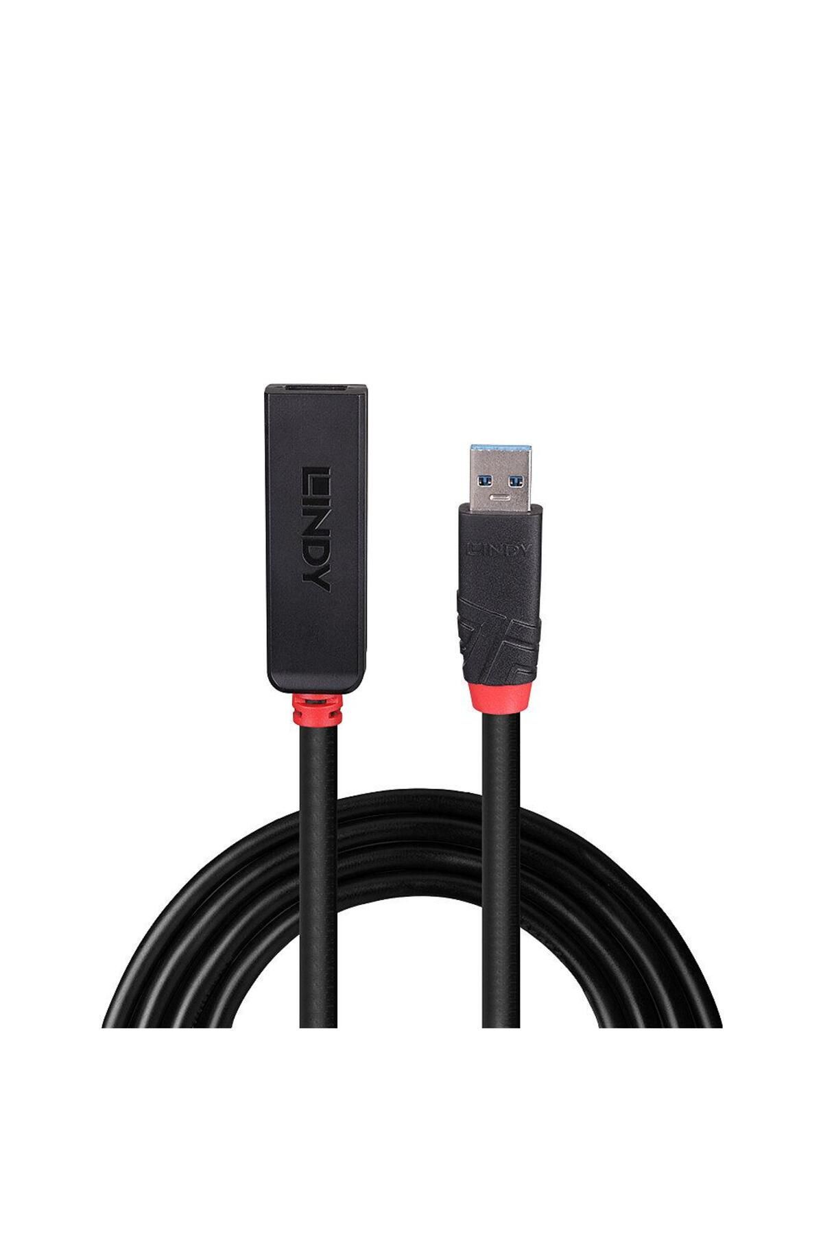 LİNDY-USB 3.0 Active Extension Slim adapter, PVC material, cable length 10m, bandwidth s 3
