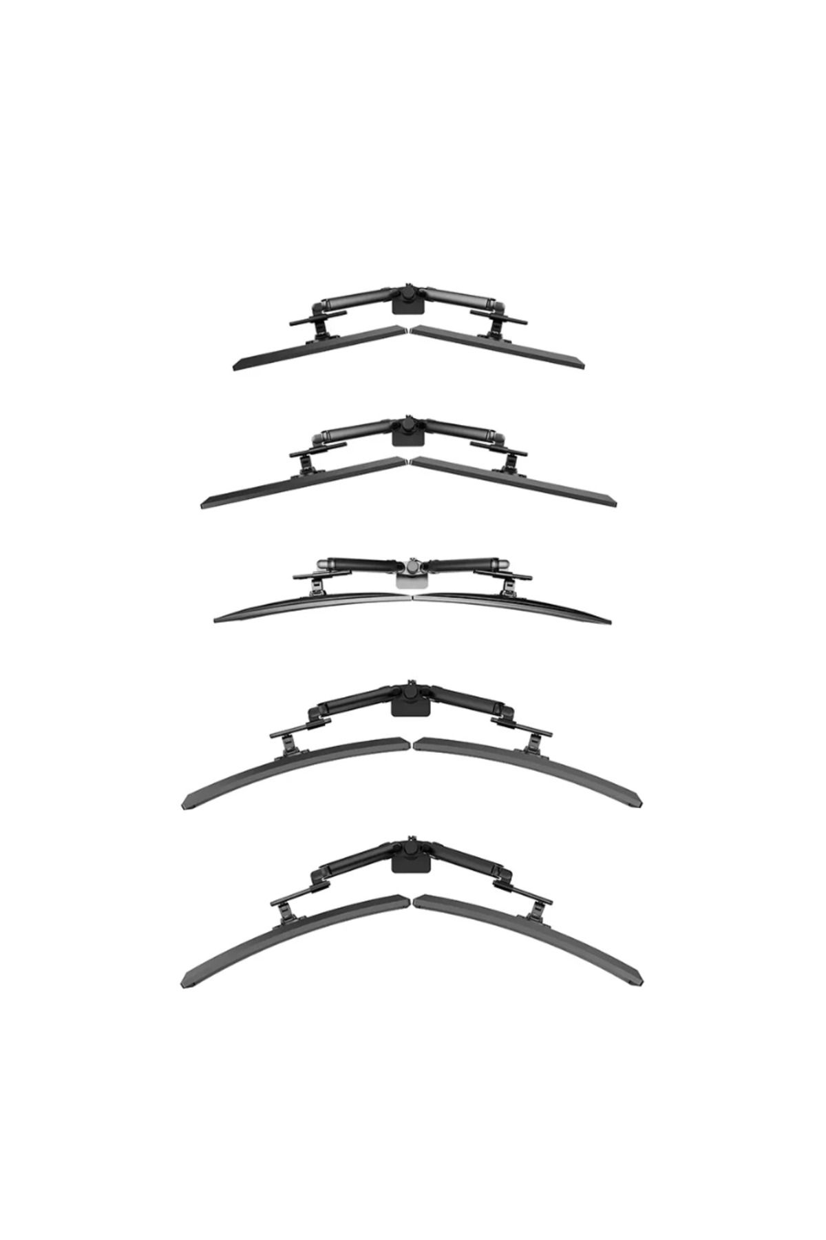 NEOMOUNTS-Double monitor arm DS65S-950BL2; for displays with diagonals 24-34, p system 3