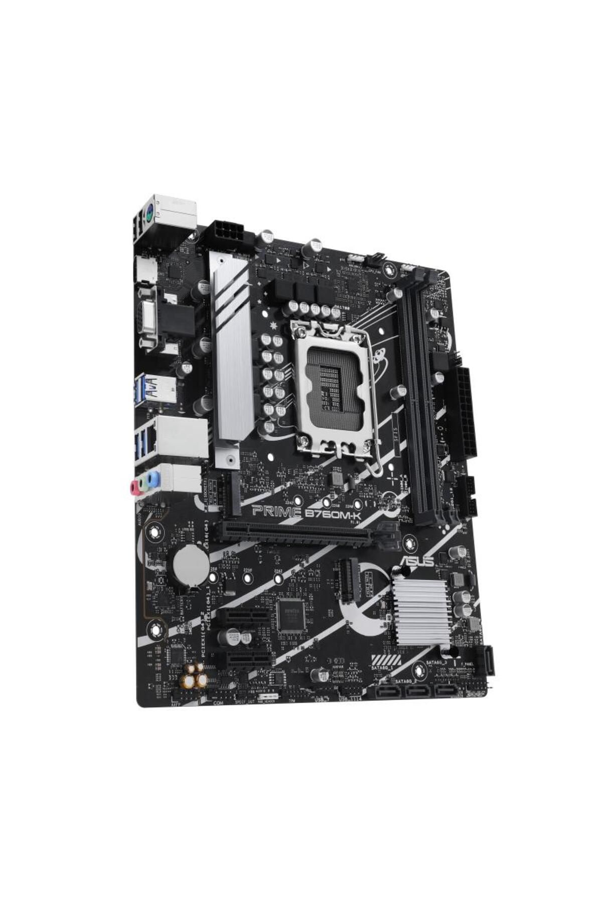 ASUS-Placa de baza PRIME B760M-K LGA 1700, 2x DDR5, 1x VGA 1x HDMI, 1x PCIE 4.0 x16 1x PCIE 4.0 3
