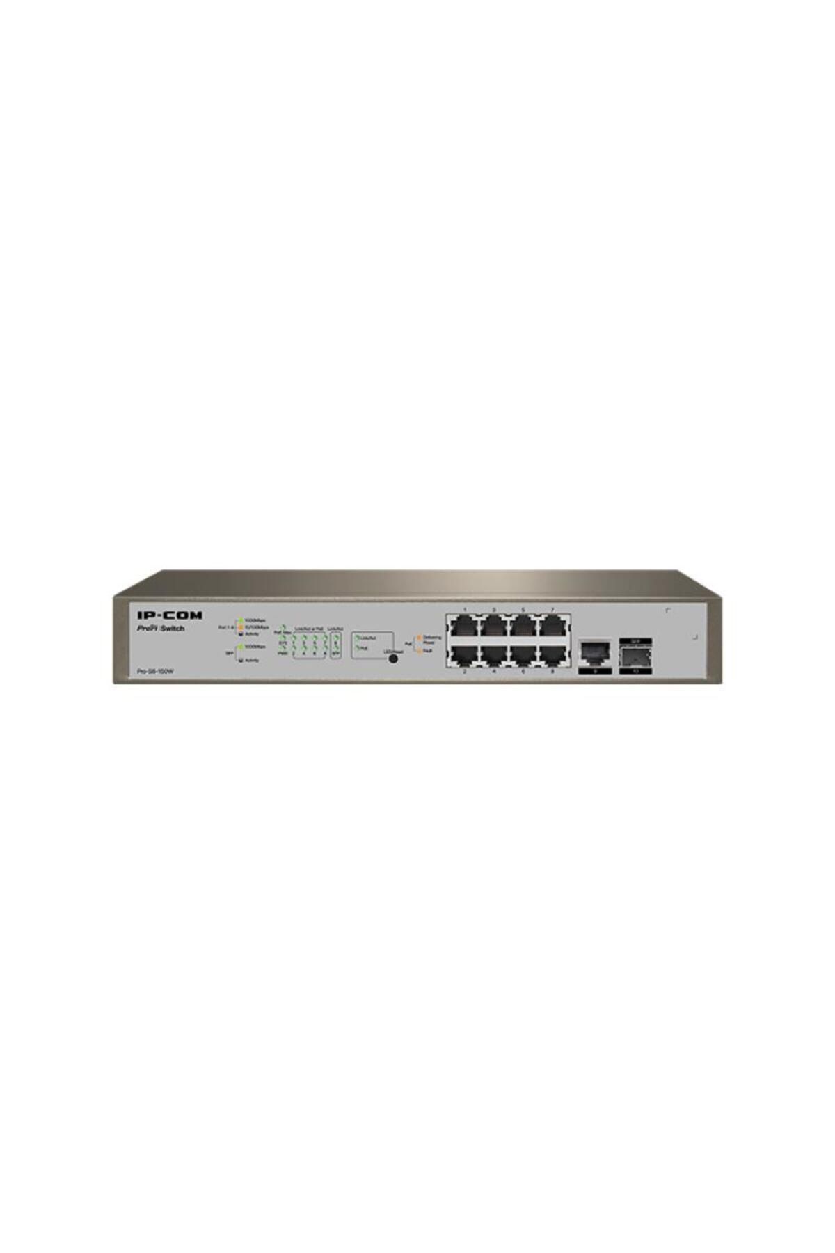 IP-COM-PRO-S8-150W, 8 x 10/100/1000 Base-T Ethernet ports(PoE), 1 x 10/100/1000 Base-T Ethernet 3