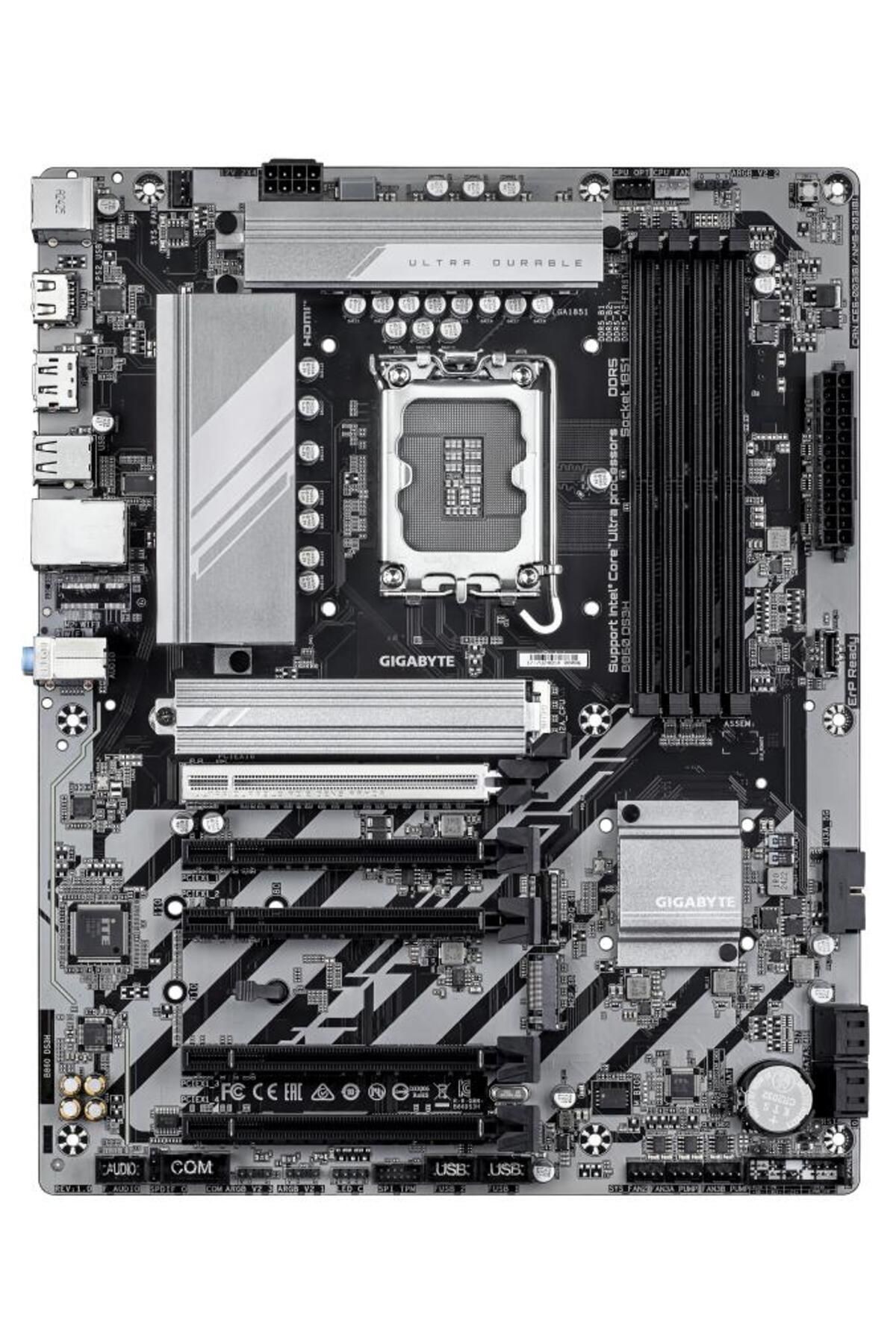 Gigabyte-Placa de Baza B860 DS3H LGA1851, 4x DDR5, 1x HDMI 1x DP, 1x PCIE 5.0 x16 4x PCIE 4.0 x 3
