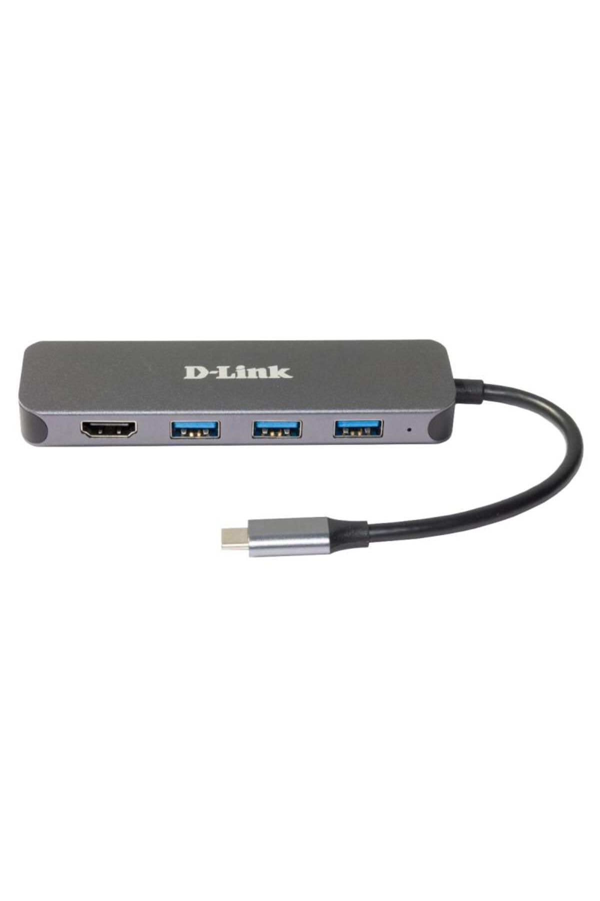 D-Link-DUB-2333 5-in-1 USB-C Hub with HDMI and power delivery, 1* USB-C connector, 1* HDMI Port 3