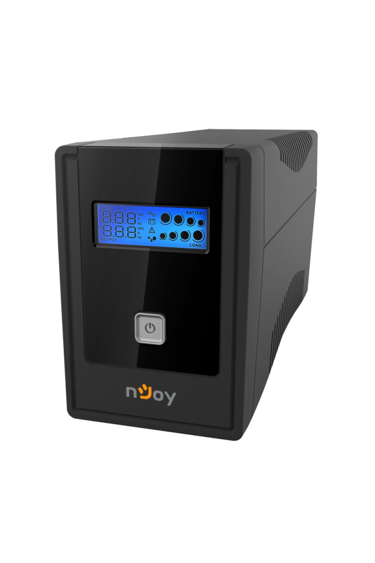 nJoy-UPS Cadu 650, 650VA/360W, LCD display with touch screen, 2 x Schuko sockets 3