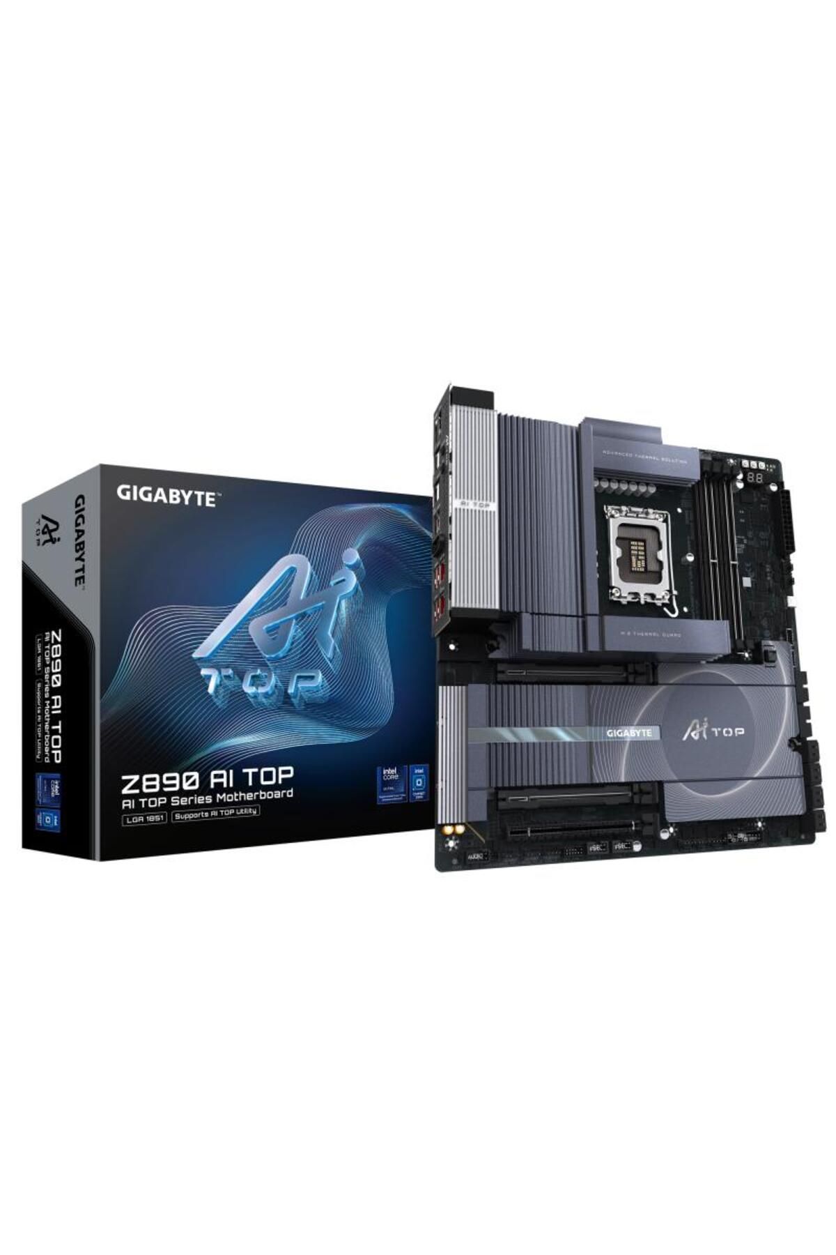 Gigabyte-Placa de Baza Z890 AI TOP LGA1851, 4x DDR5, 2x Intel Thunderbolt 1x Front Intel Thunde 2