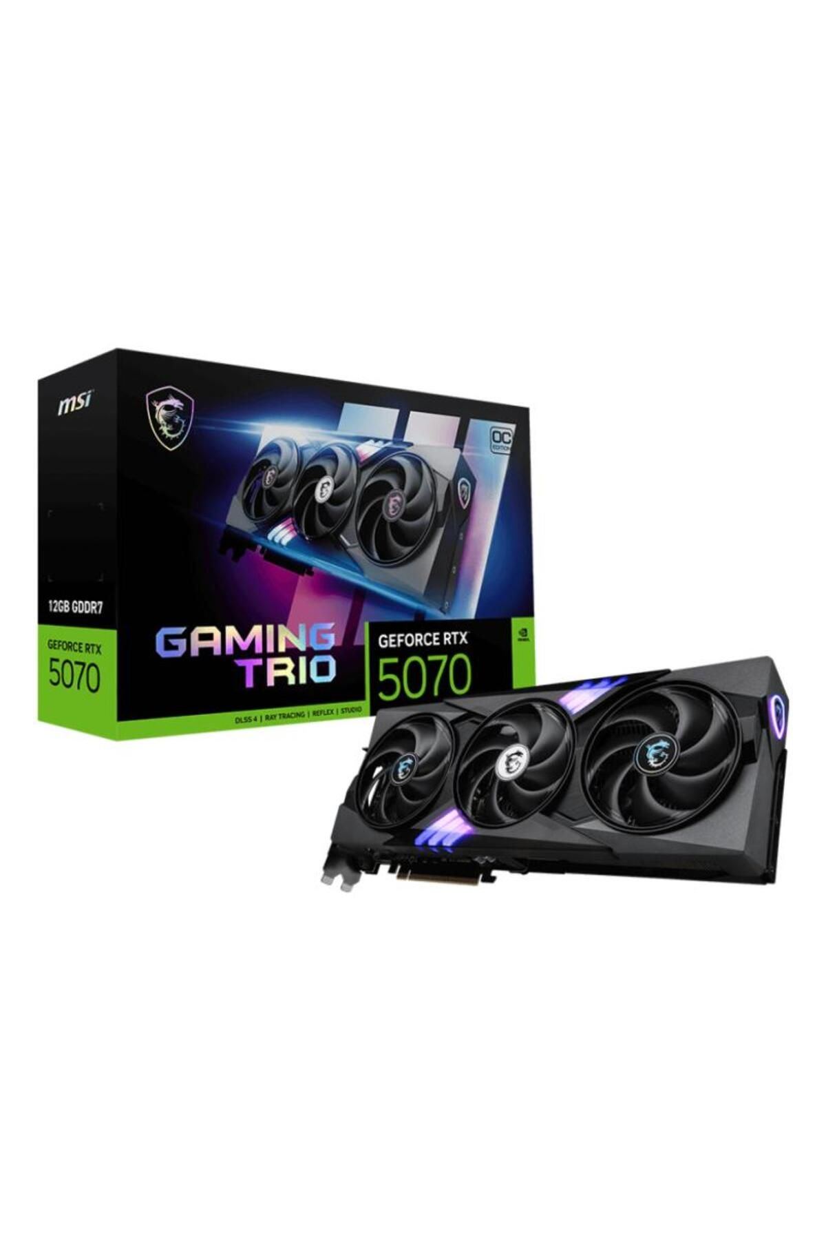 MSI-Placa Video GEFORCE RTX 5070 GAMING TRIO OC 12GB GDDR7 192 bit, PCIE 5.0, 3x DP 1x HDMI 2