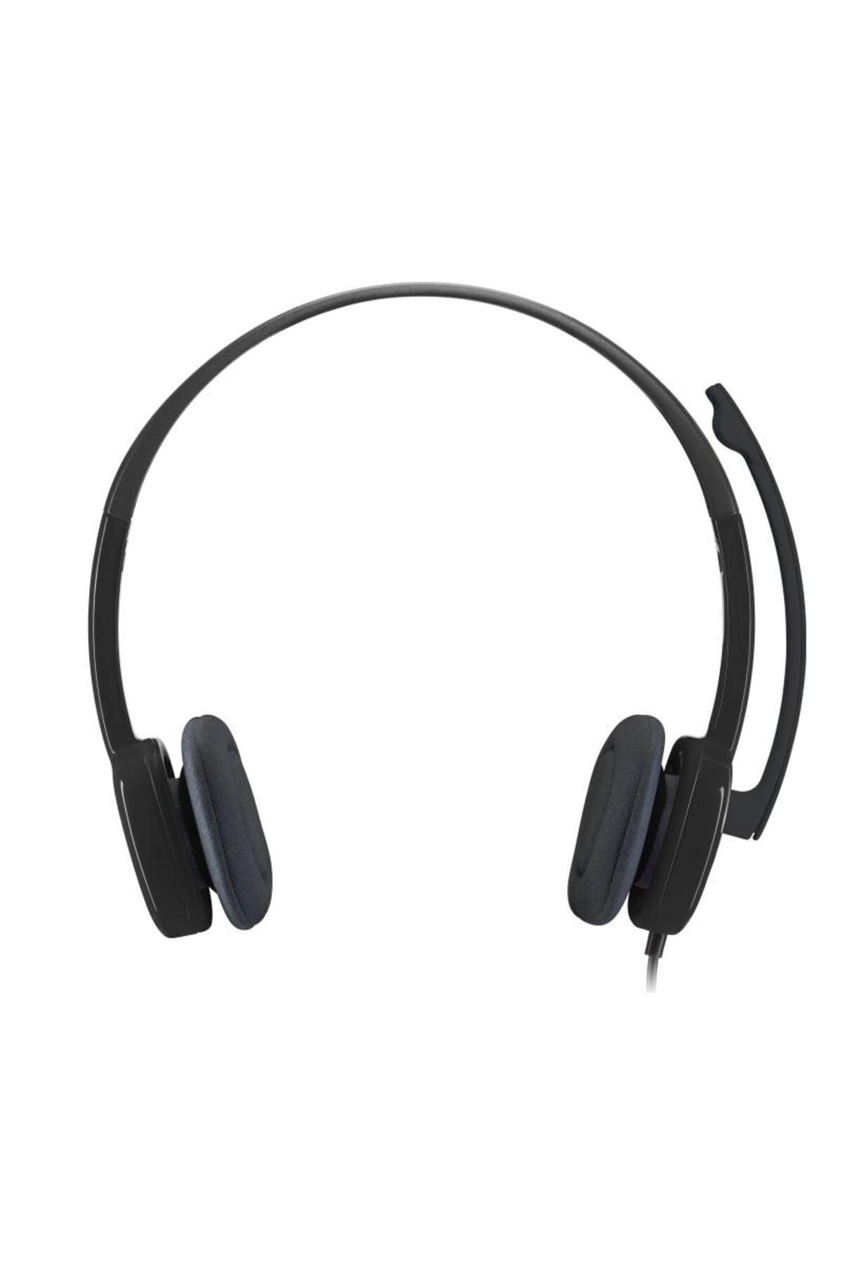 logitech-H151 headset with microphone, 180° rotatable microphone, adjustable headband, interface 3