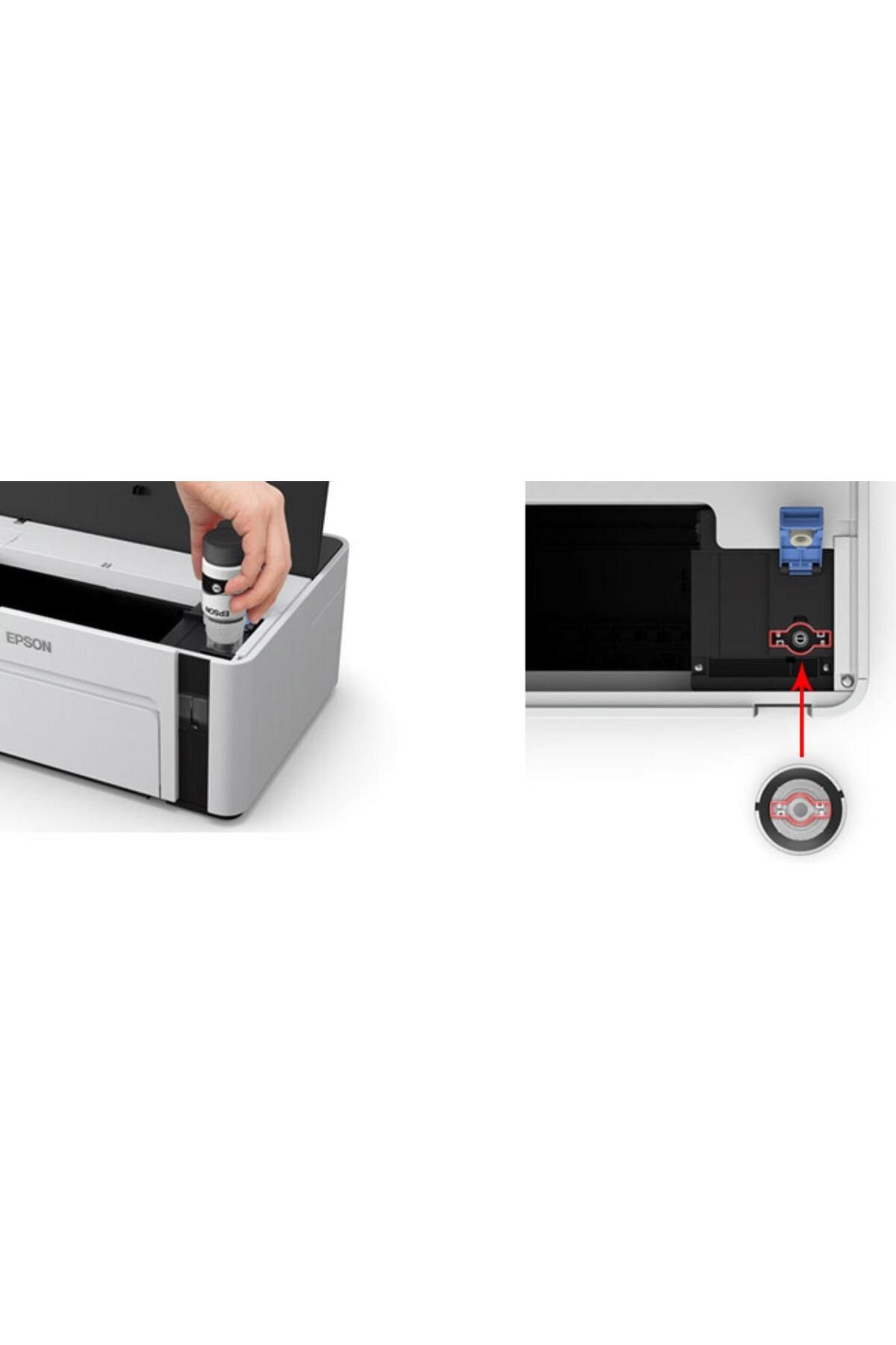EPSON-Mono inkjet printer CISS M1100, A4 size, max speed 32ppm, printer resolution 144 3