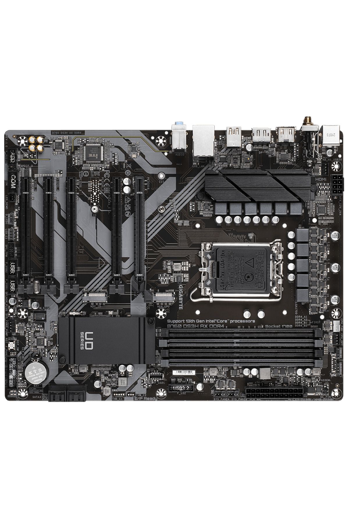 Gigabyte-Placa de baza B760 DS3H AX DDR4 LGA1700 3