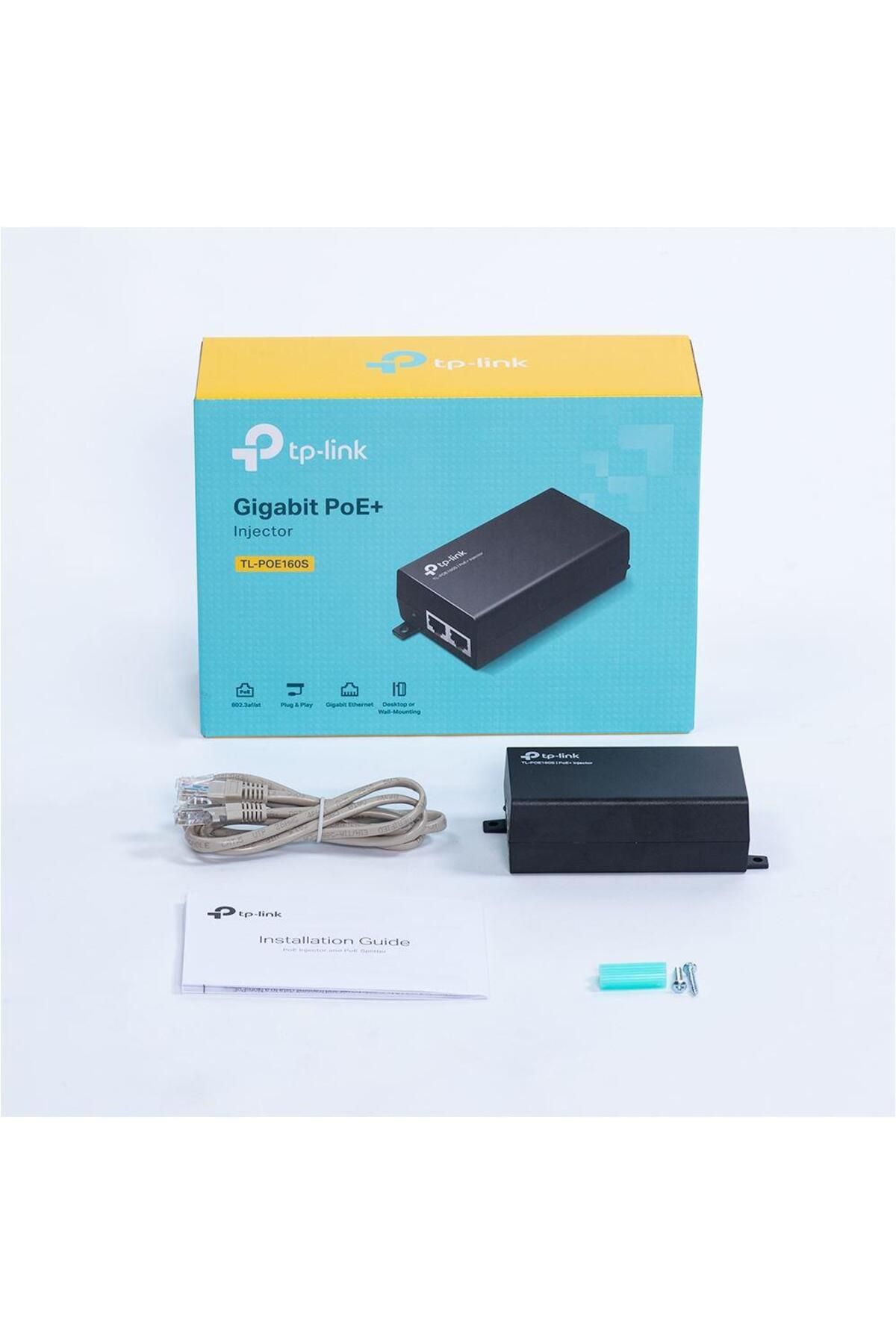 TP-LINK-, PoE+ Injector, TL-POE160S, Standards and protocols: IEEE802.3i, IEEE802.3u, IEEE802.3a 3