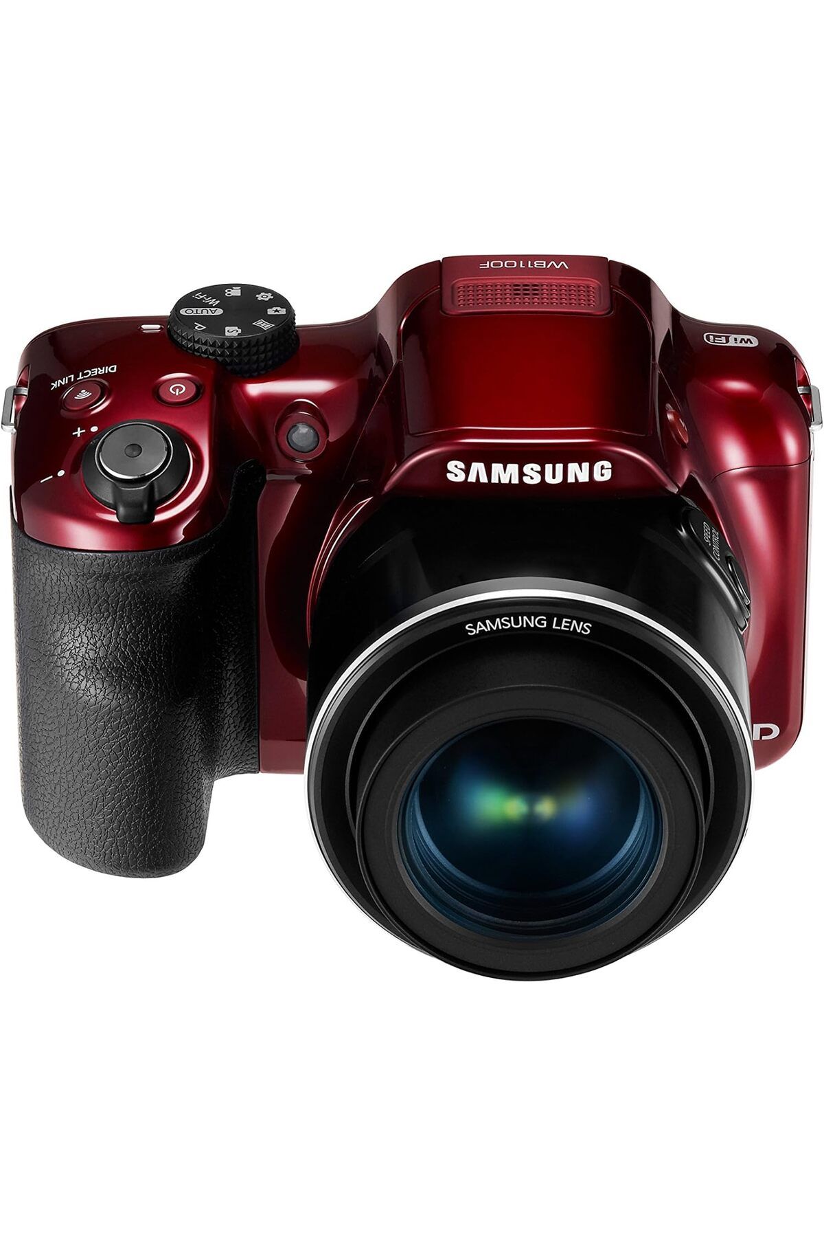 Samsung-WB1100F Smart Digital Camera 16.2MP CCD with WiFi and NFC Technology, 35x Optical Zoom (Red) 6