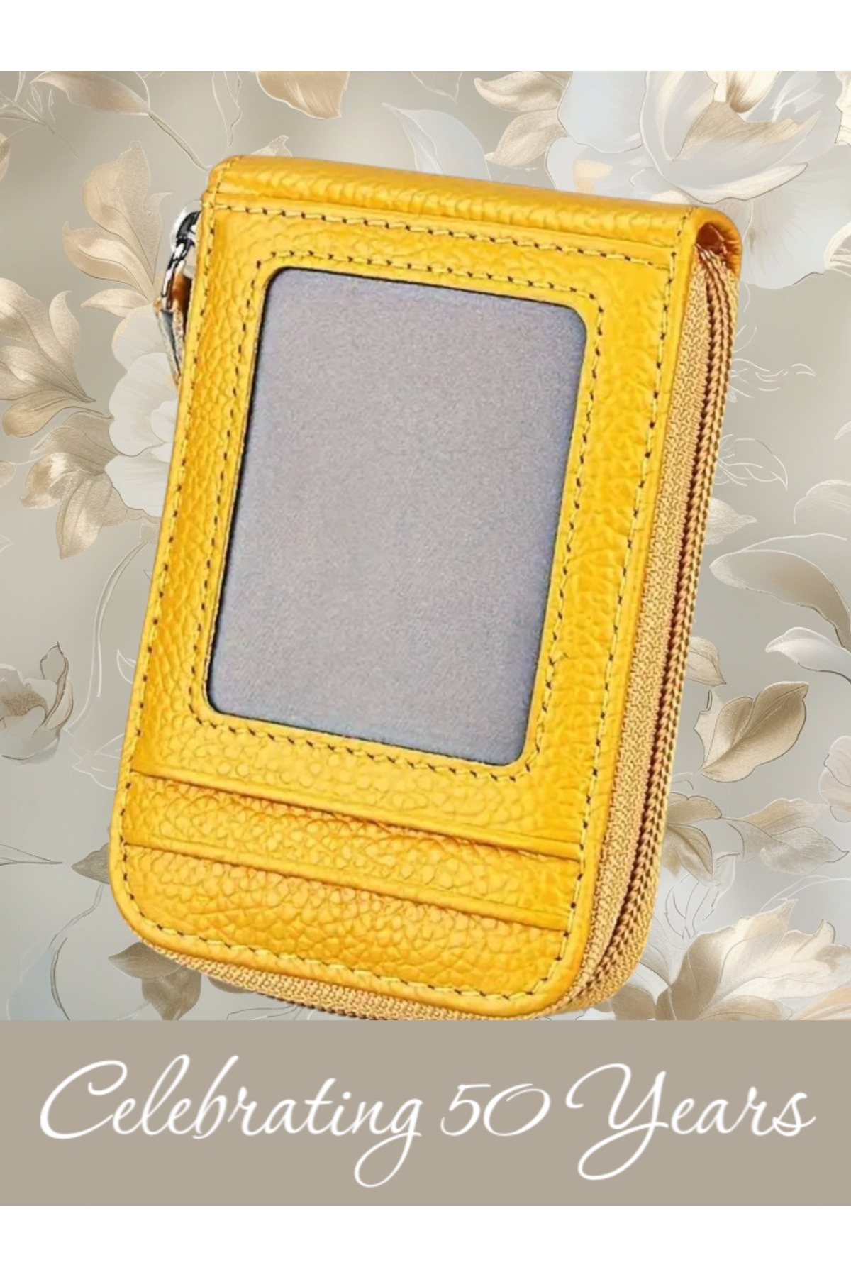 ORGANICYOU YIWU Kadınların Kredi Kartı Cüzdanı, Kimlik Penceresi ile Çoklu Kart Kılıfı Cüzdanı RFID