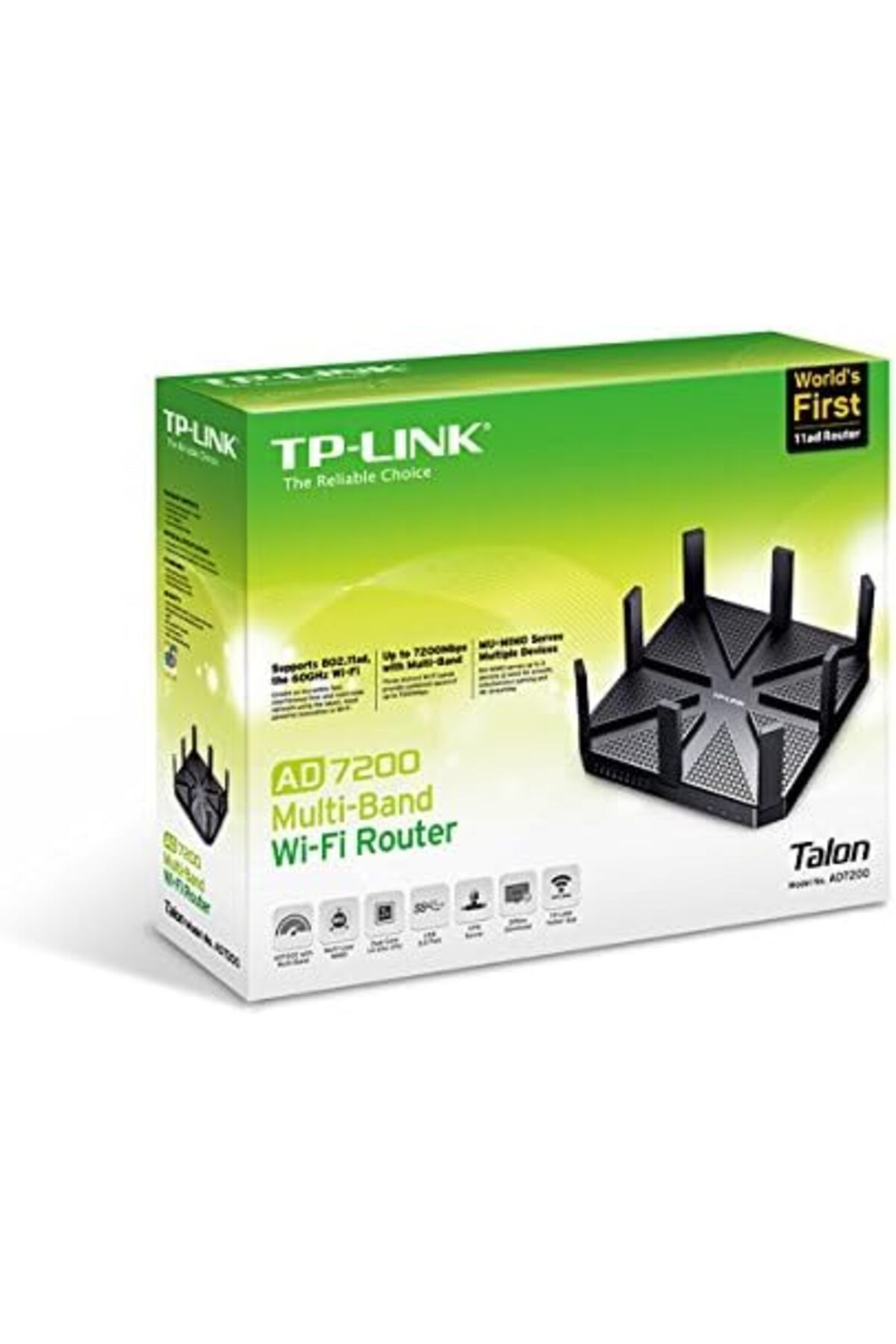 TP-LINK-جهاز توجيه واي فاي متعدد النطاقات من تالون AD7200، تغطية واي فاي ديناميكية، أدوات تحكم أبوية، أسود 4