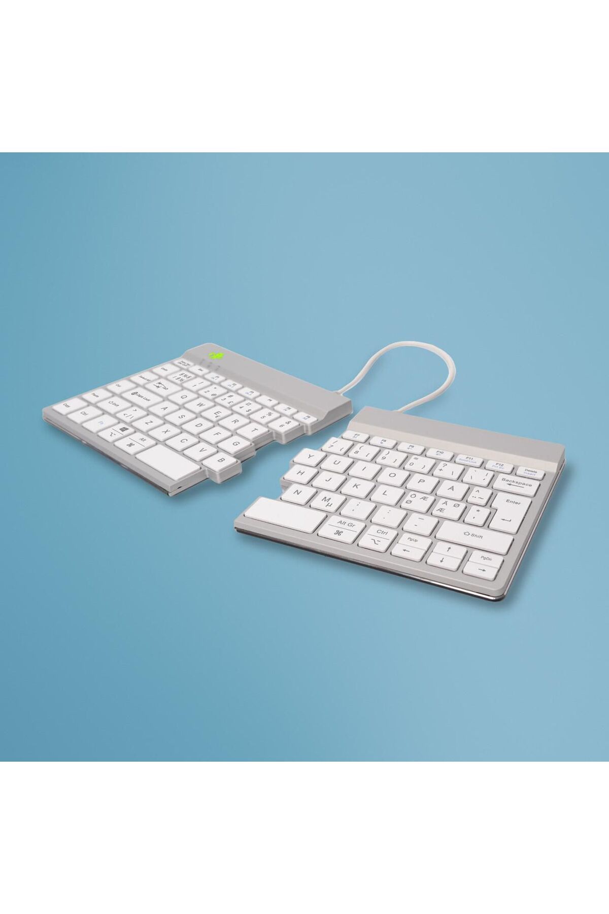 Inna marka-Tastatură QWERTY R-Go Tools R-Go Split Break (ND), Bluetooth, Alb, RGOSBNDWLWH 1