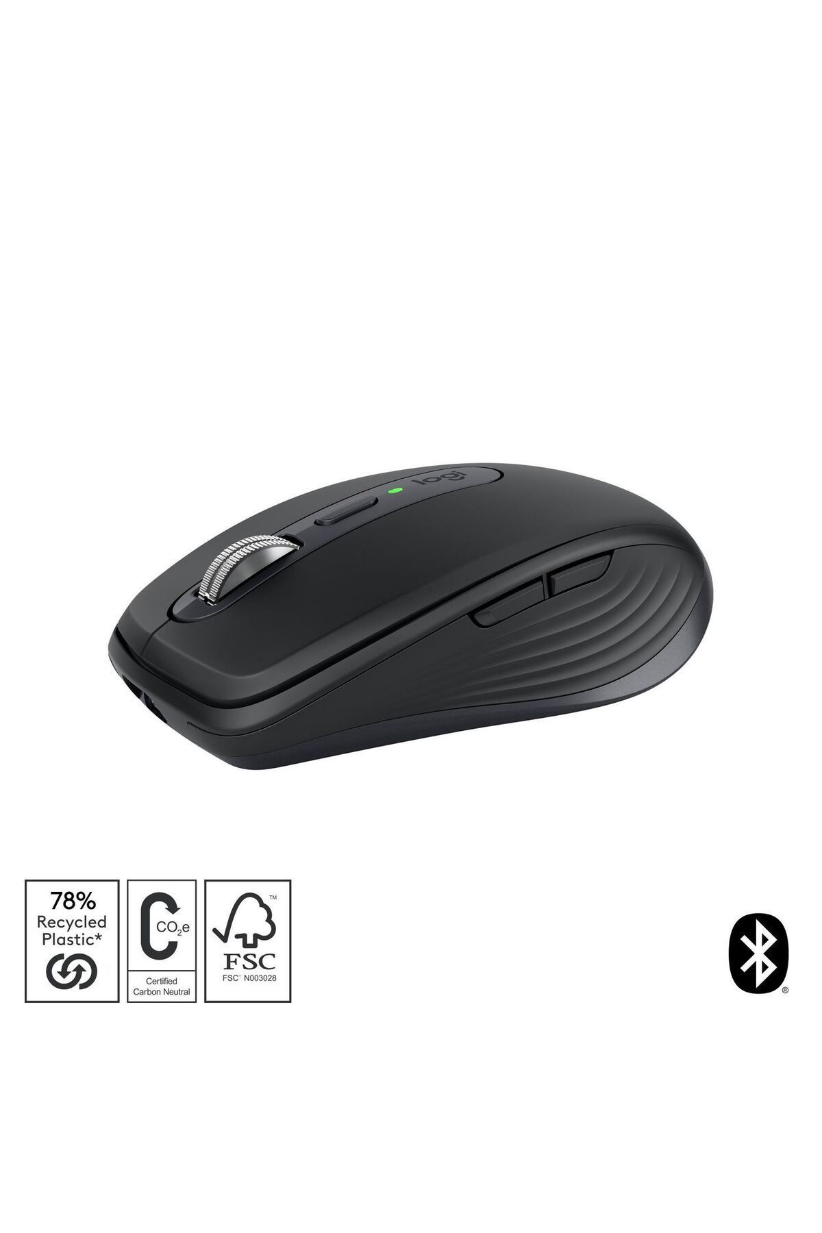 logitech-Mouse laser wireless Mx Anywhere 3S pentru dreptaci, RF + Bluetooth, 8000 DPI, 910-006929 1