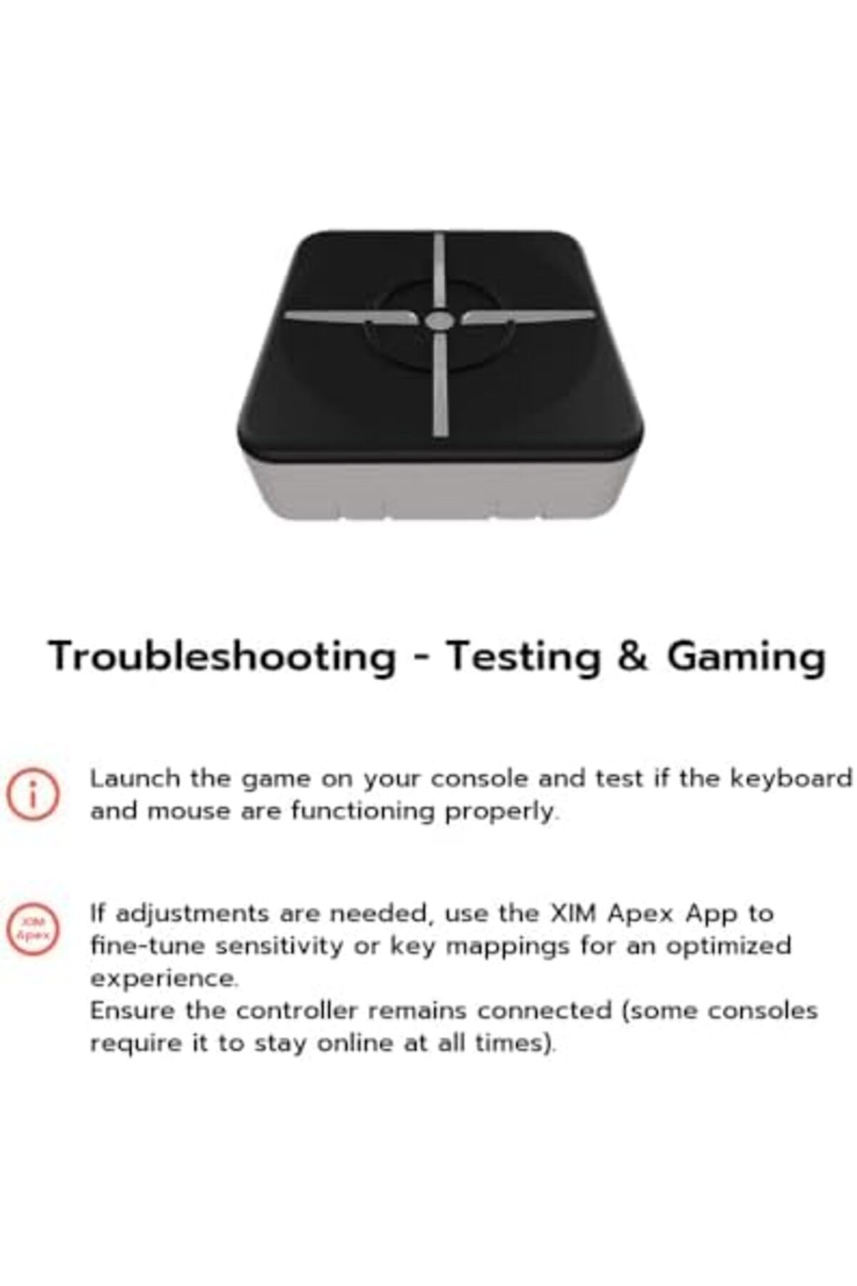 Mcbazel-Xim Matrix Adapter for Xbox Series X|s Ps5 Xbox One Ps PC Keyboard Mouse Connect 8