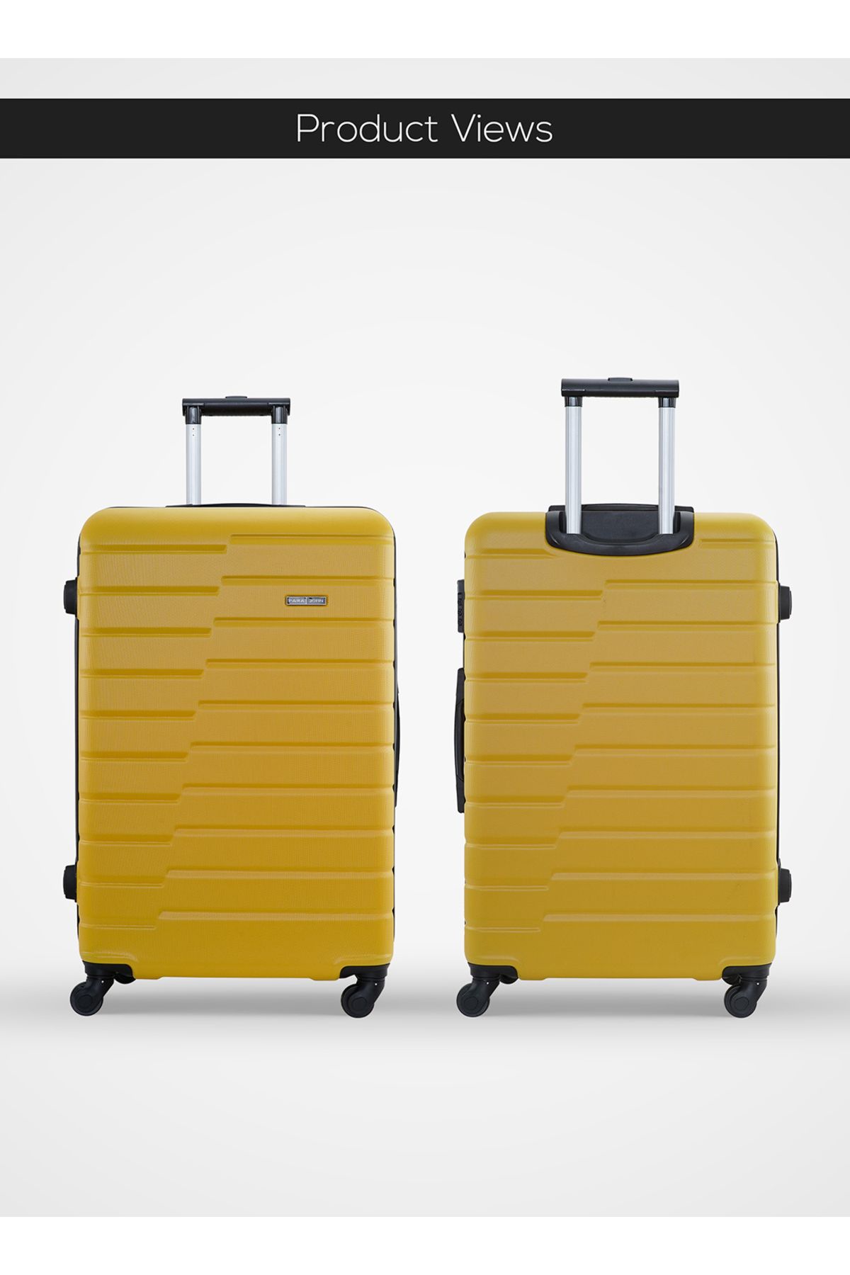 PARAJOHN-Horizon 2-piece Luggage Set Abs Hard Shell Check-in Trolley Bag With 360° Spinner Wheels & Lock 2