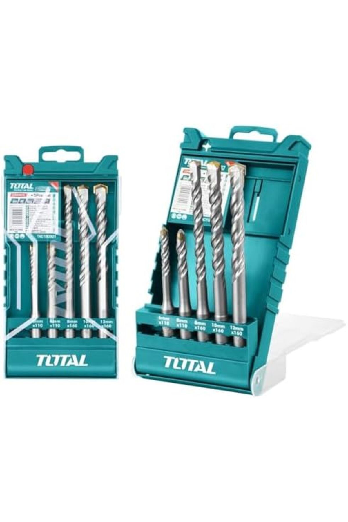 TOTAL-T0TAL TAC190501 Concrete Drill Bit Set, Multifunction Drill Bit Set 5 Pcs 4