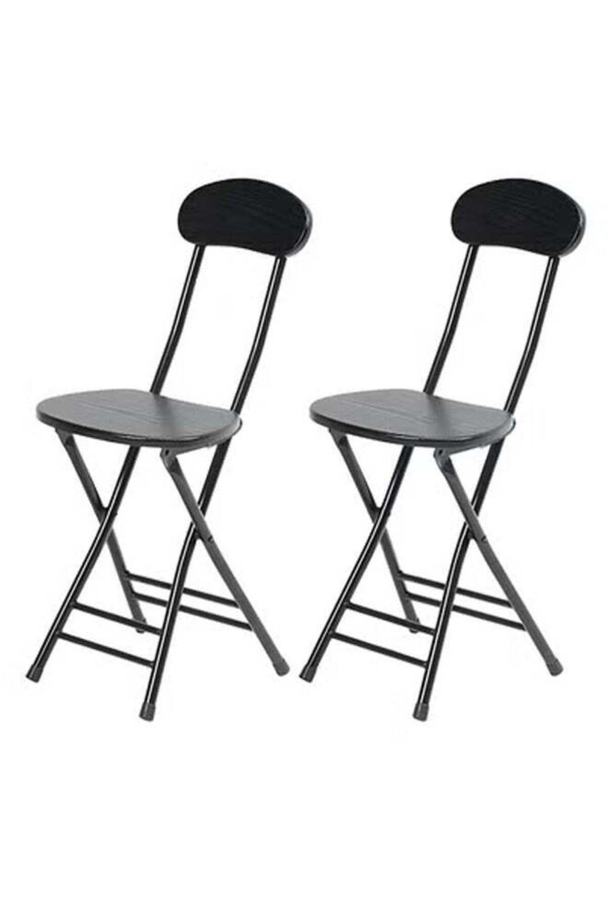 Taimi-3-Piece Dining Set,Table with 2 Elegant Chairs |Table 80x80x74cm with 2 Foldable Chairs- Black 4