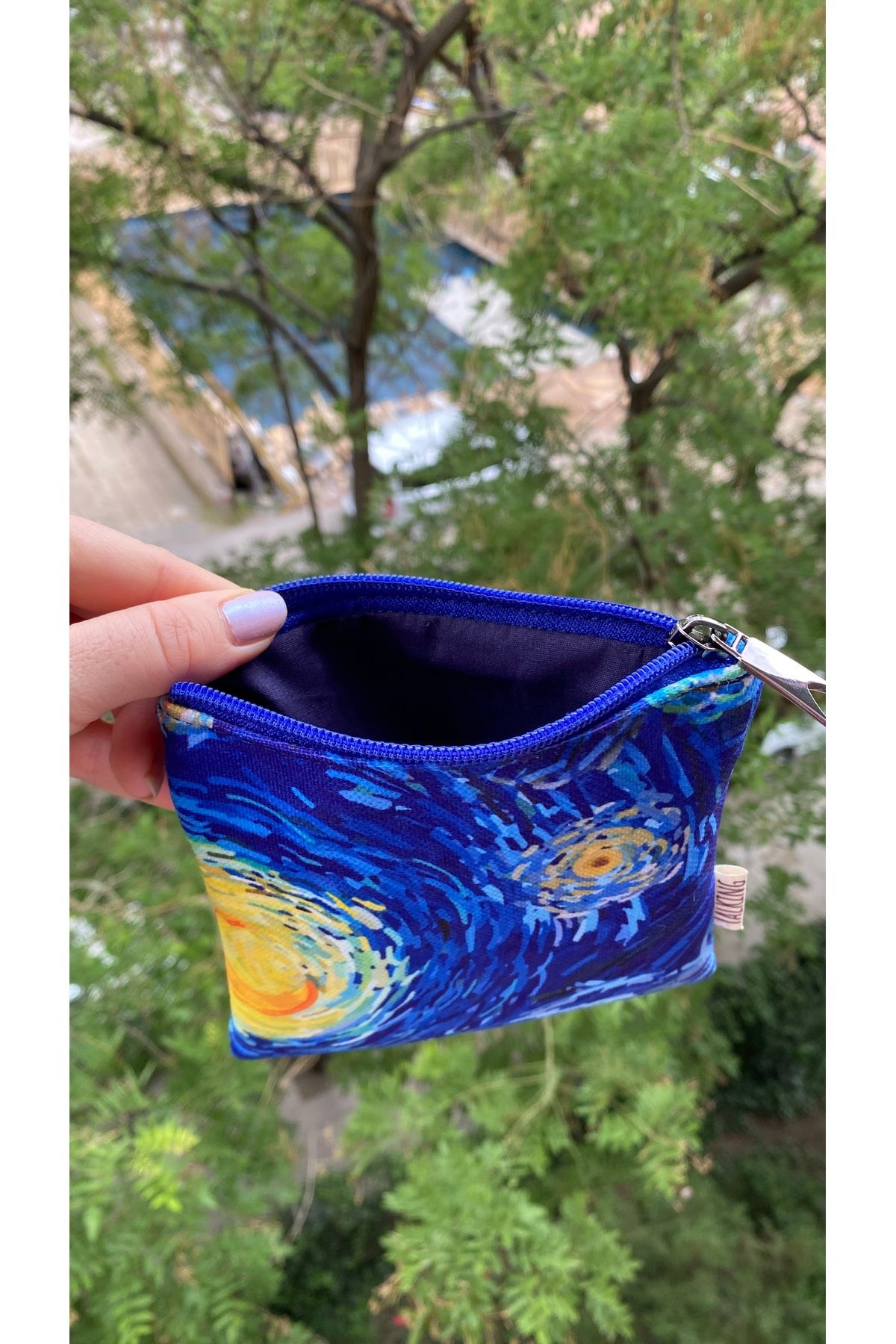 TALKING DREAMS-Mini Wallet with Van Gogh Pattern 3