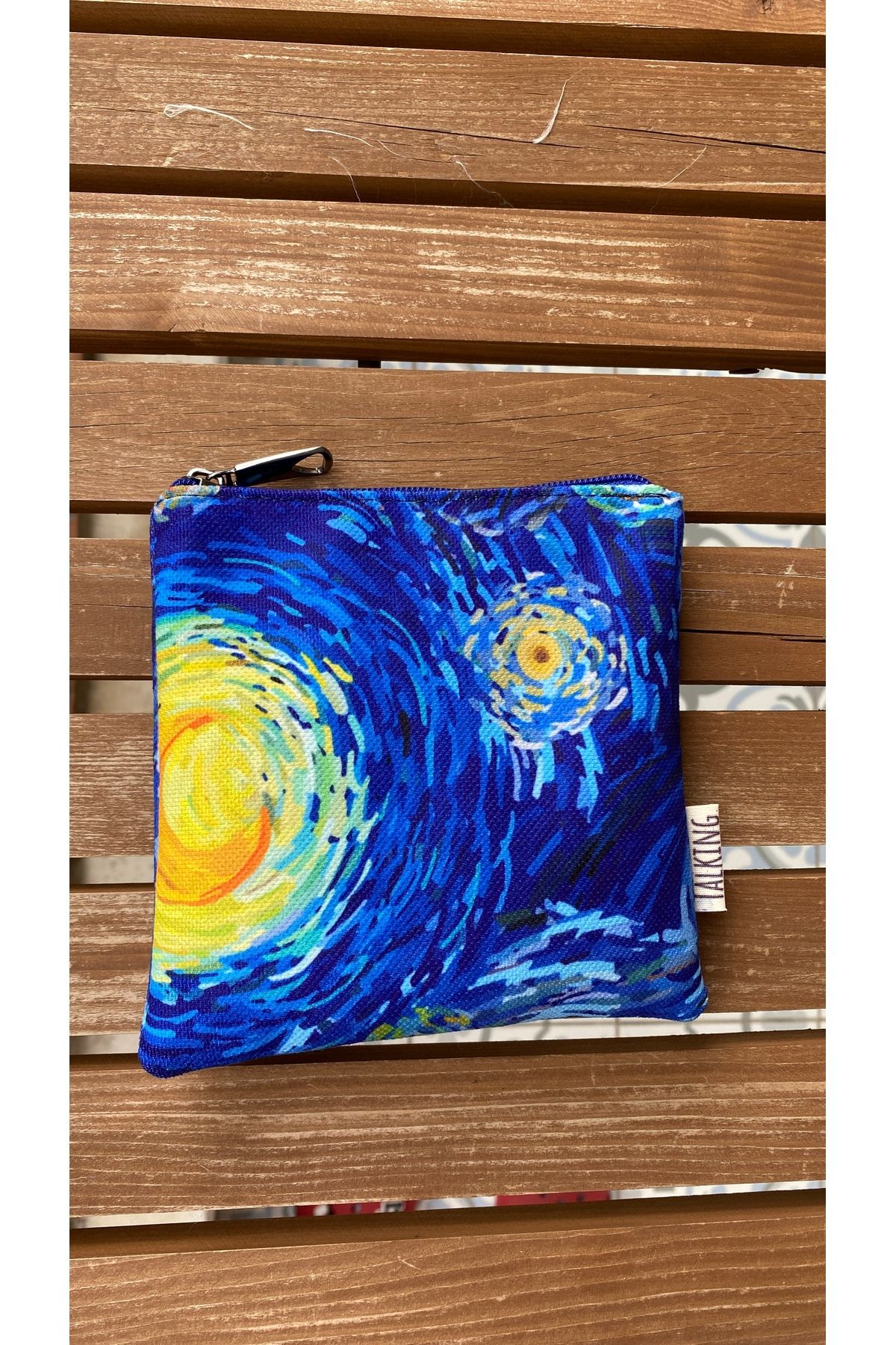 TALKING DREAMS-Mini Wallet with Van Gogh Pattern 1