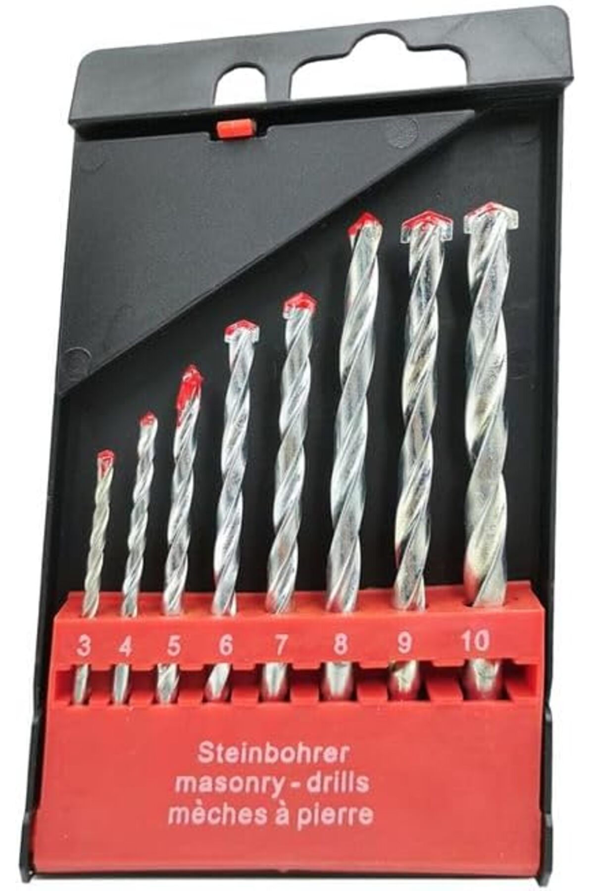 Generic-8Pcs Steinbohrer Masonry Drill Bit Set, Used for Concrete, Brick, Tile, 1/8" to 3/8" (3 4 5 6 7 8 9 2