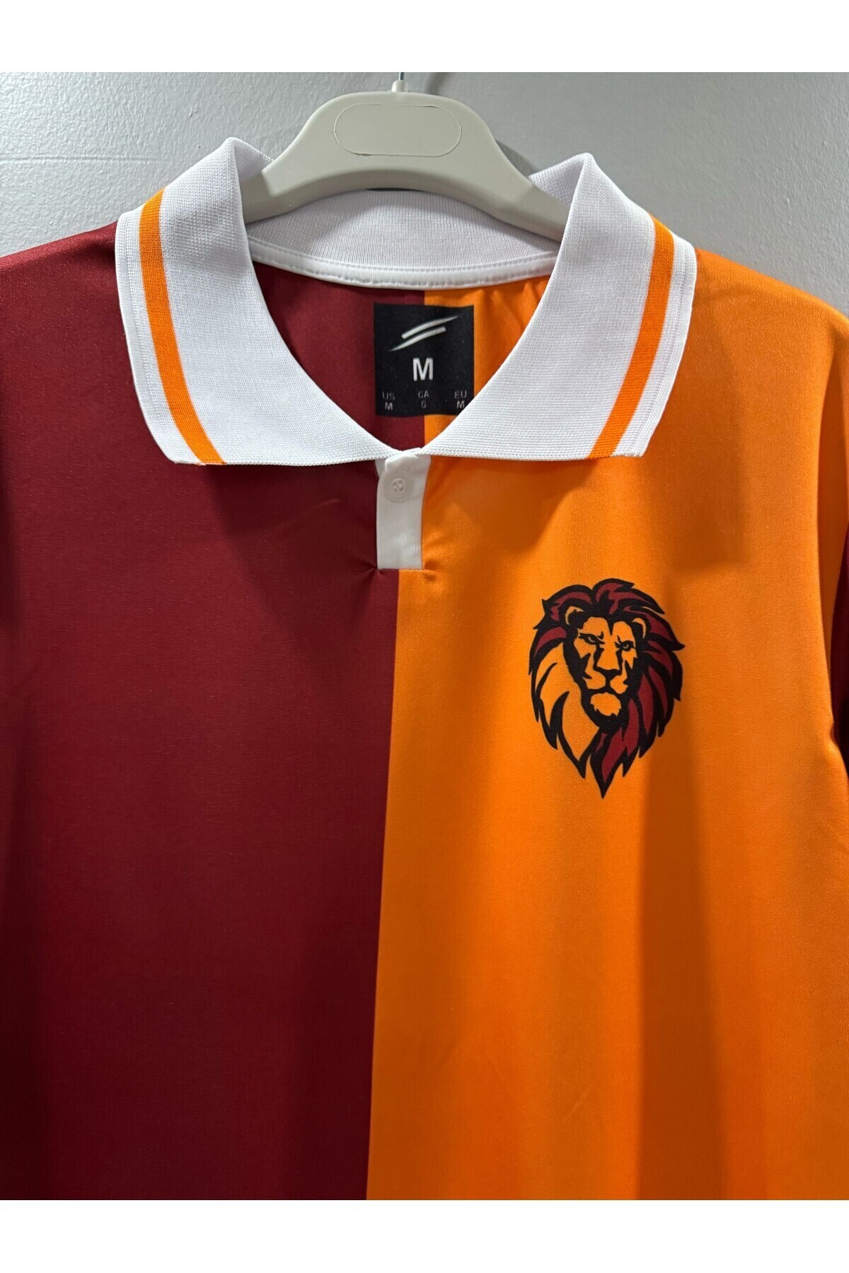 PORTEGO Sarı-Kırmızı Parçalı Aslan Temalı Tişört