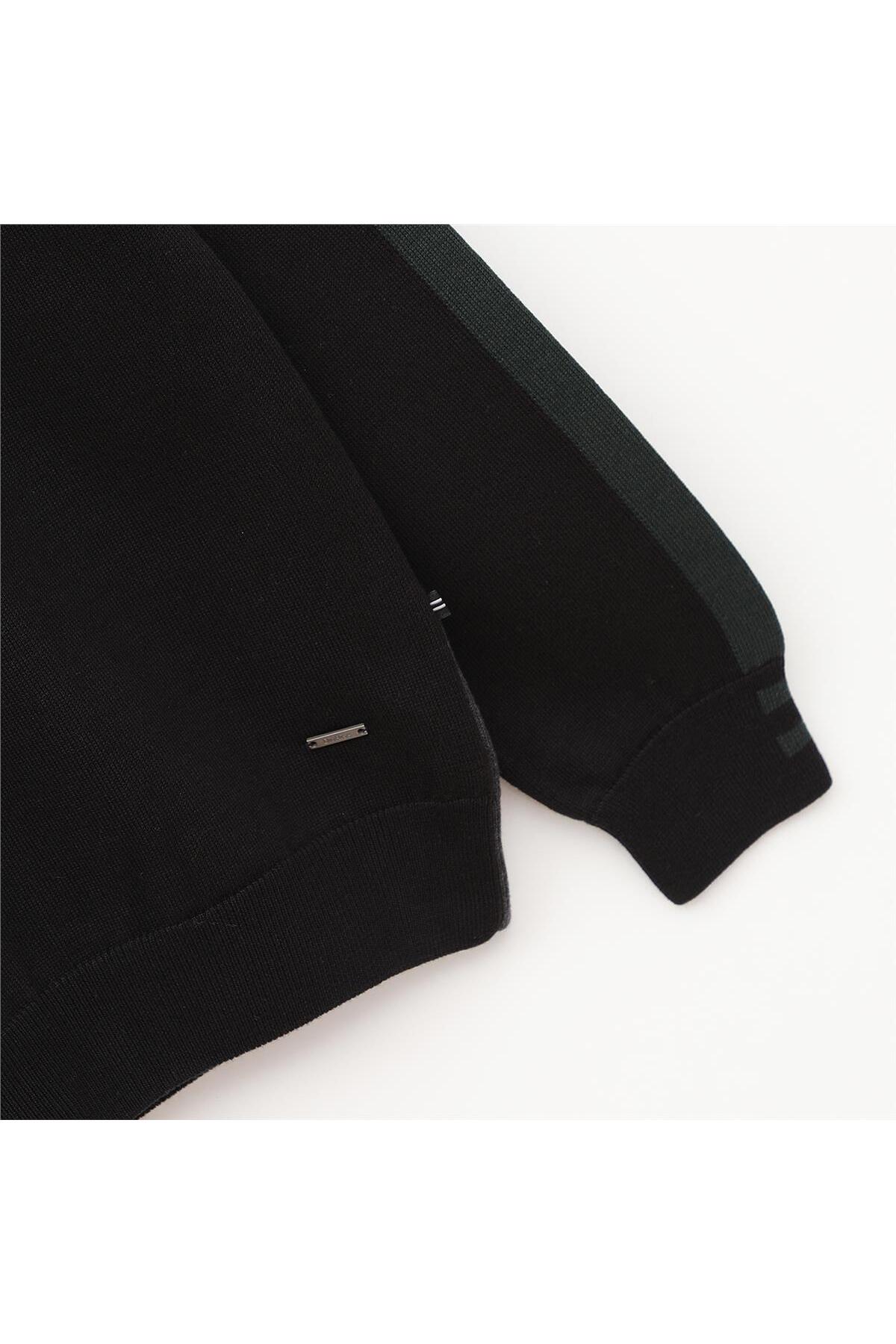 Dio Rise  ERKEK Triko Uzun Kol İnce Kazak - 189057 - Siyah - Görsel 3