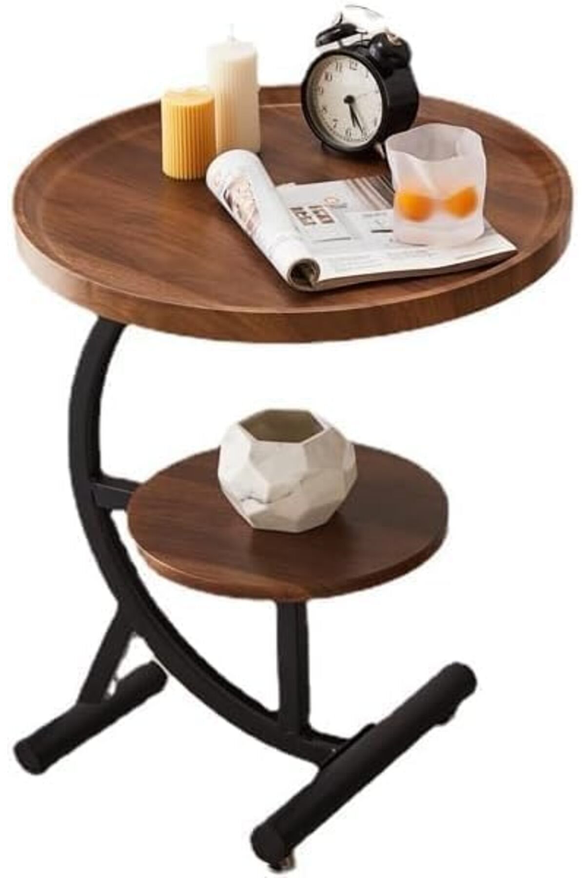 Türkiye-Small Tableside Table Coffee Table End Table Side Table Iron Art Coffee Table Small Side Table End T 6