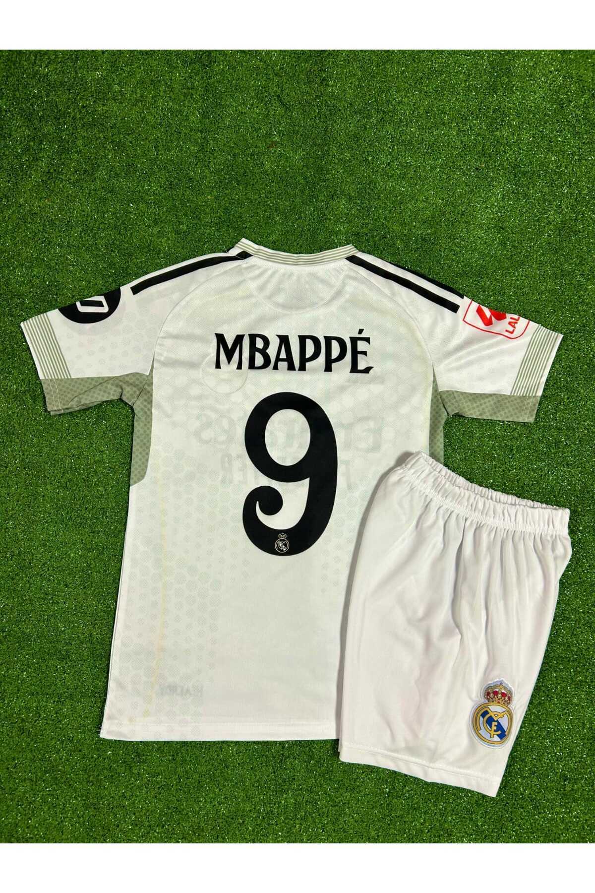 feriköy Real Madrid 2025-26 Yeni Sezon Kylian Mbappe iç Saha Çocuk Forması 2'li Set