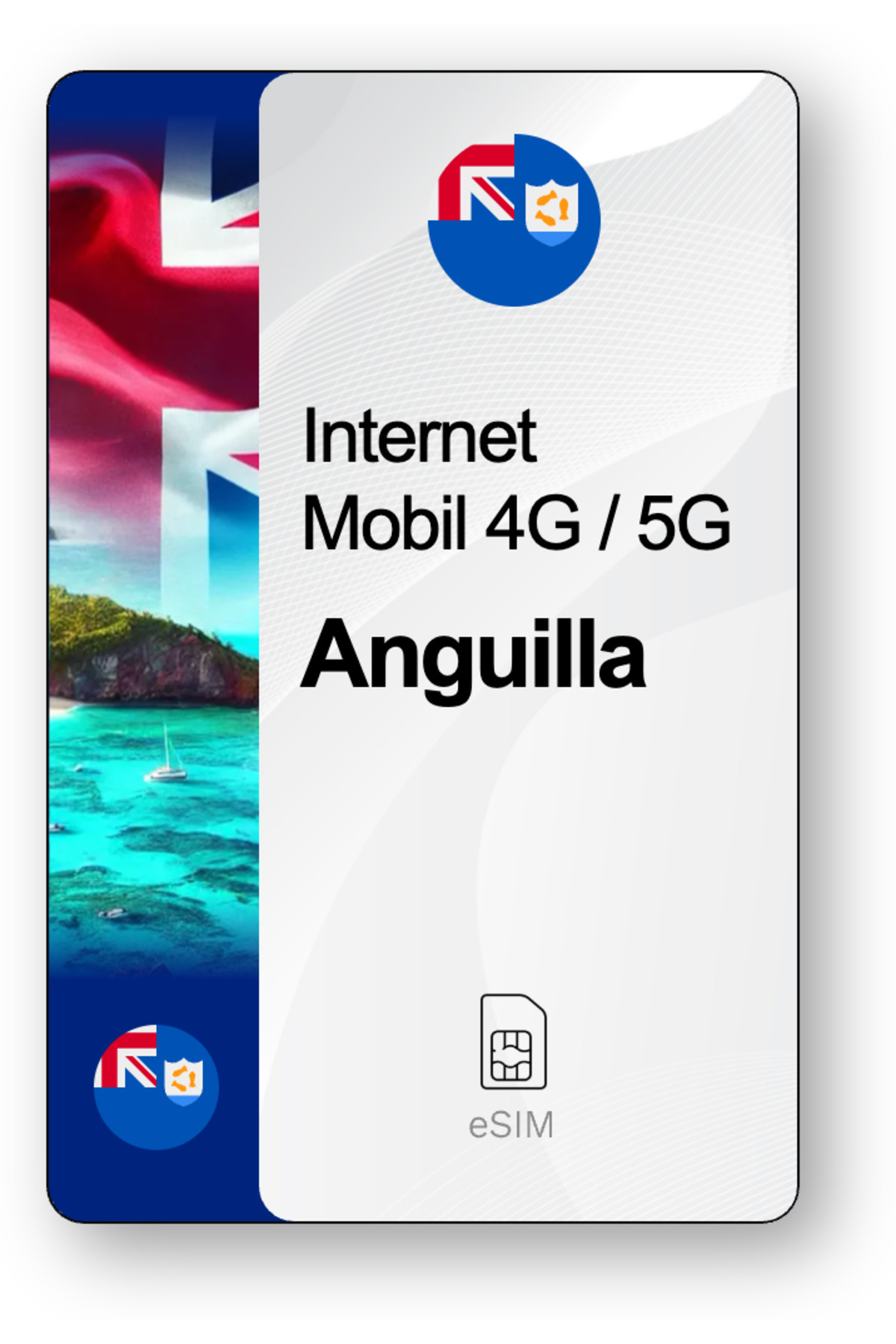netSIM-eSIM Internet Anguilla, valid for 15 days, Unlimited traffic 1