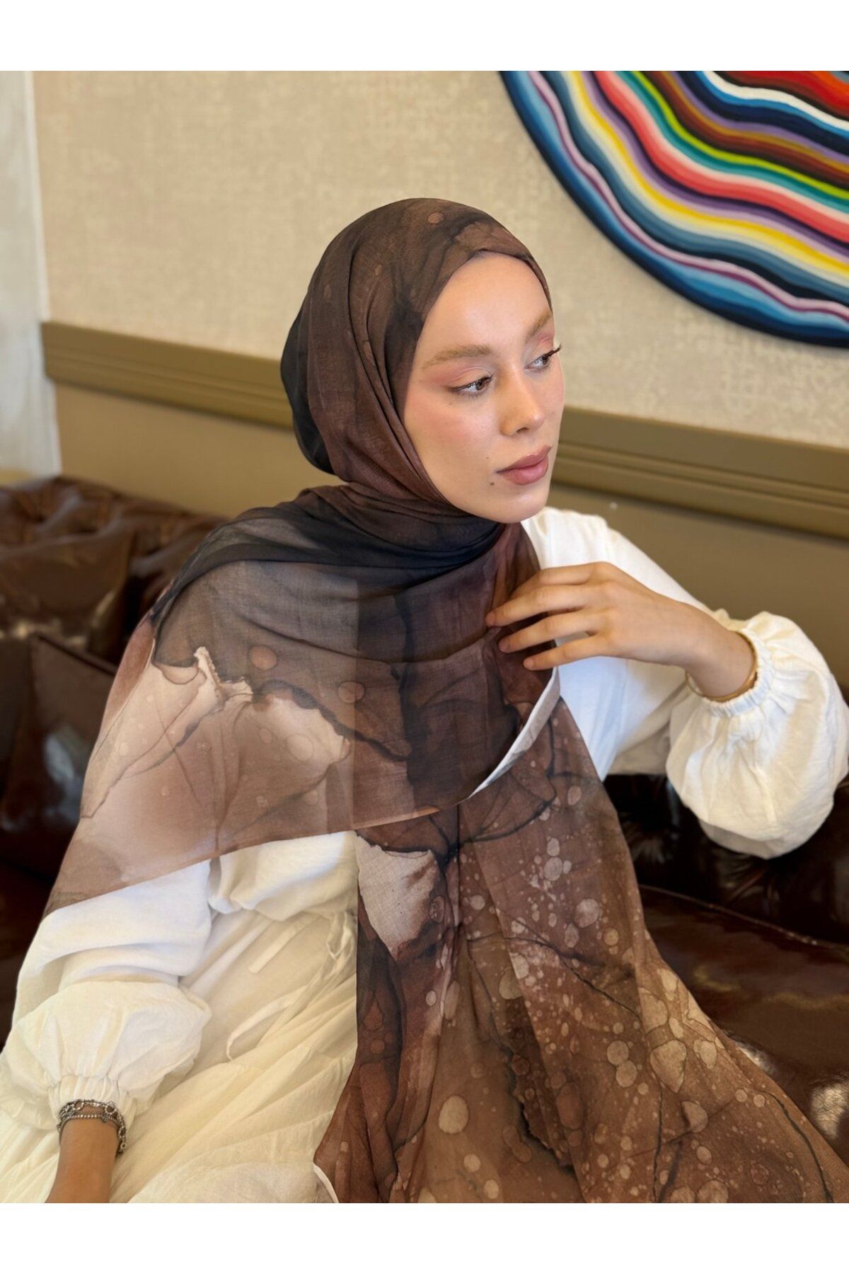 Modakaşmir-Avista Pattern Moon Shawl 3