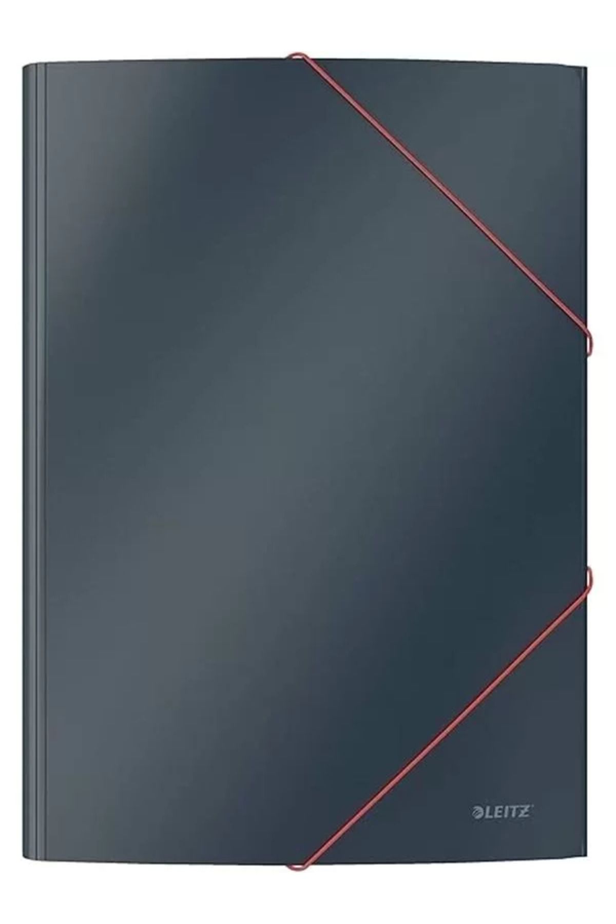 STOREMAX-Comy Soft Touch Rubber Lock File, A4, Gray 1