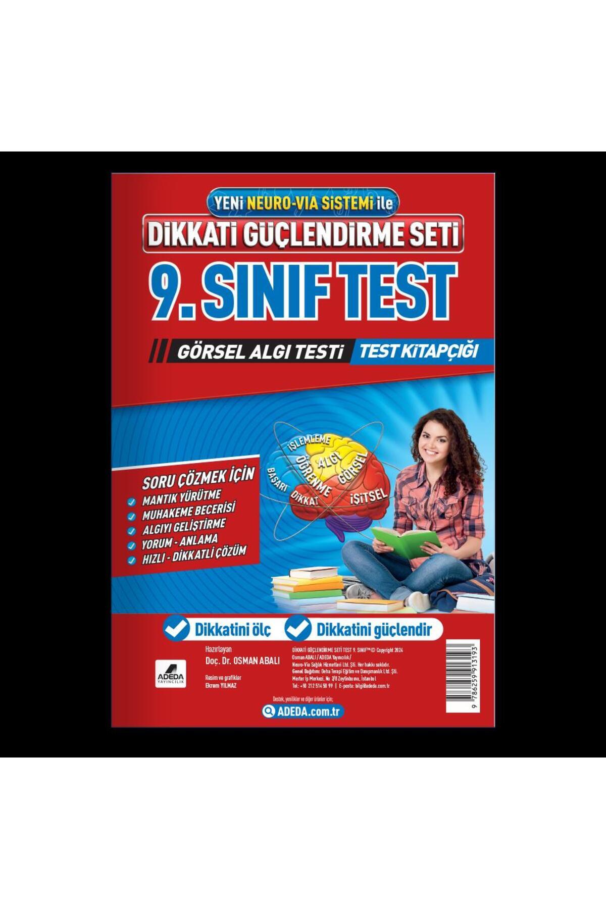 Adeda Yayınları Dikkati Güçlendirme Seti 15 Yaş 9. Sınıf Test