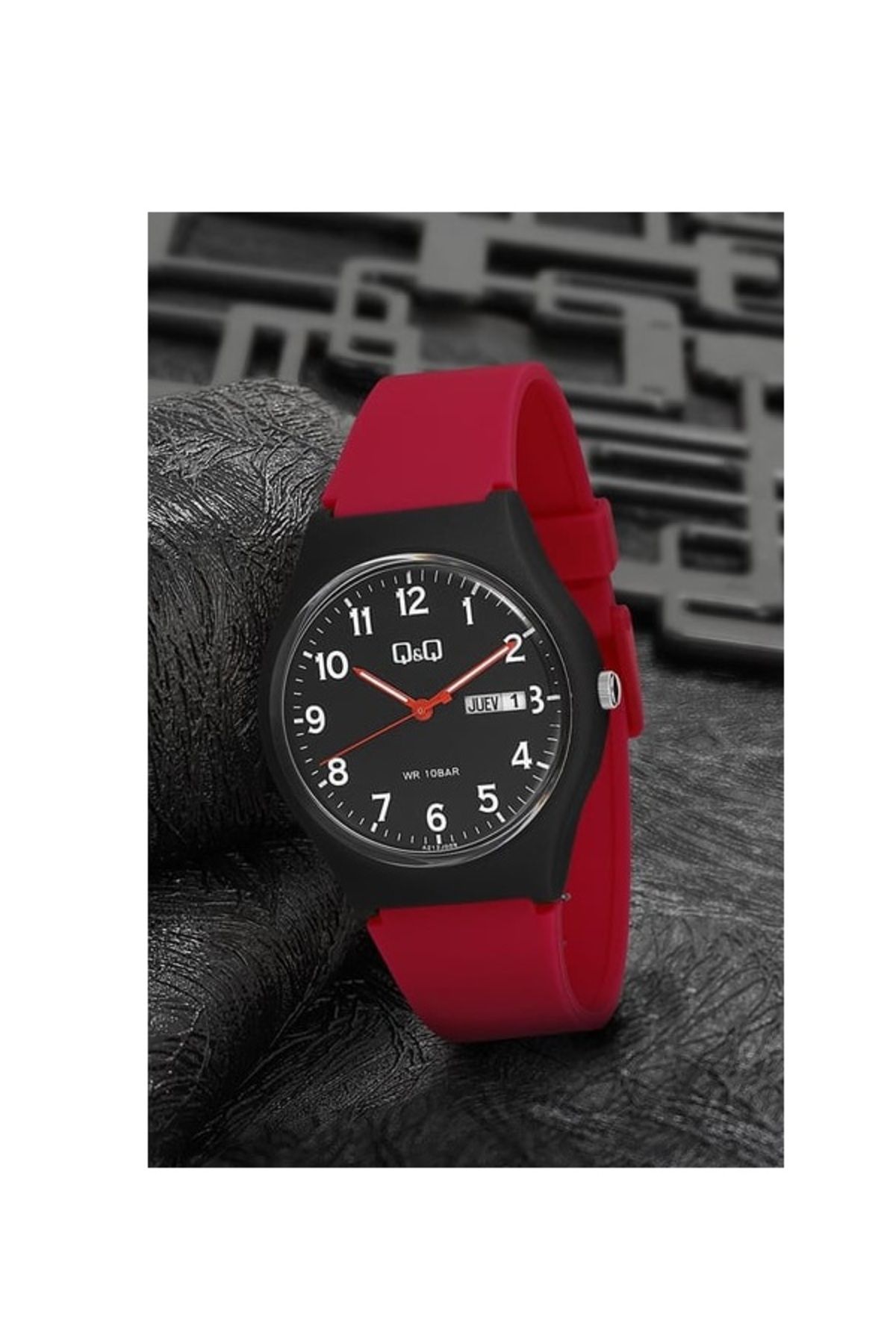 Q&Q-Original 2 Years Warranty Waterproof Daily Functional Watch with Calendar 4