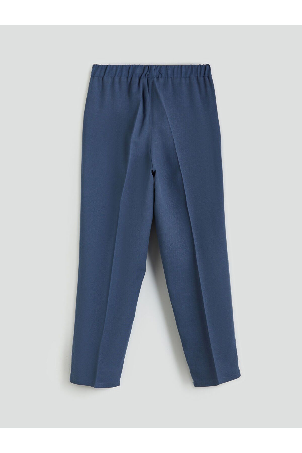 LC Waikiki-Pantaloni de damă în amestec de in cu talie elastică 8