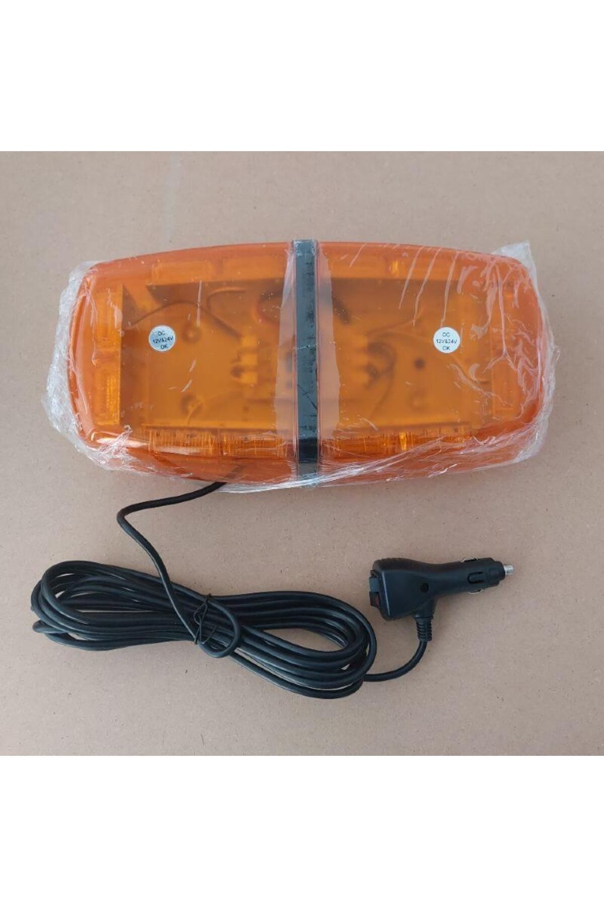 BGRJ Automotive-Rotating beacon lamp with magnets, LED, 12V, strobe functions 5