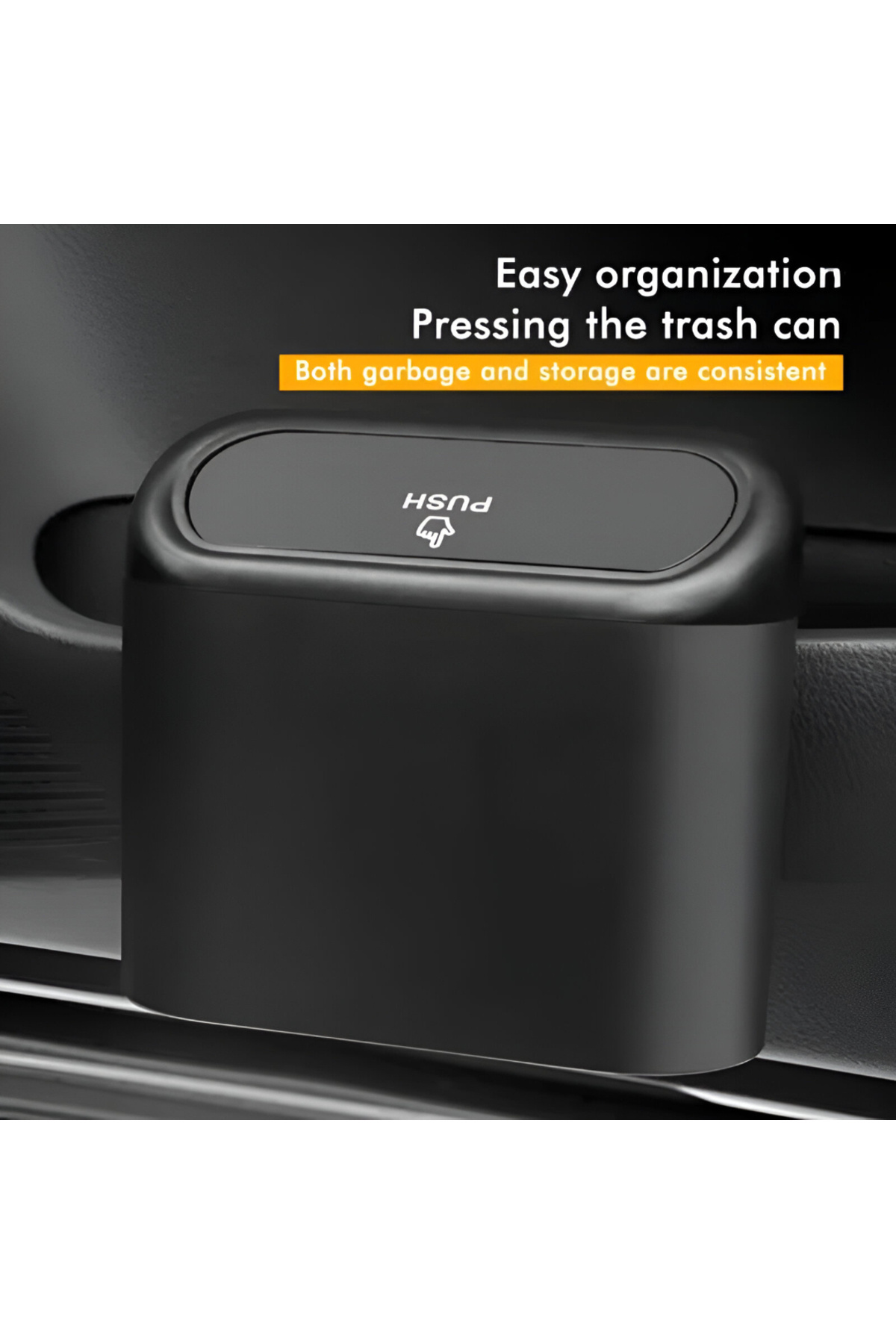 TRAKMATS %100 YÜKSEK KALİTE-Mazda 2 Hybrid Xp21 2022-2023-2024 Compatible Car Garbage Bin with Lid 4