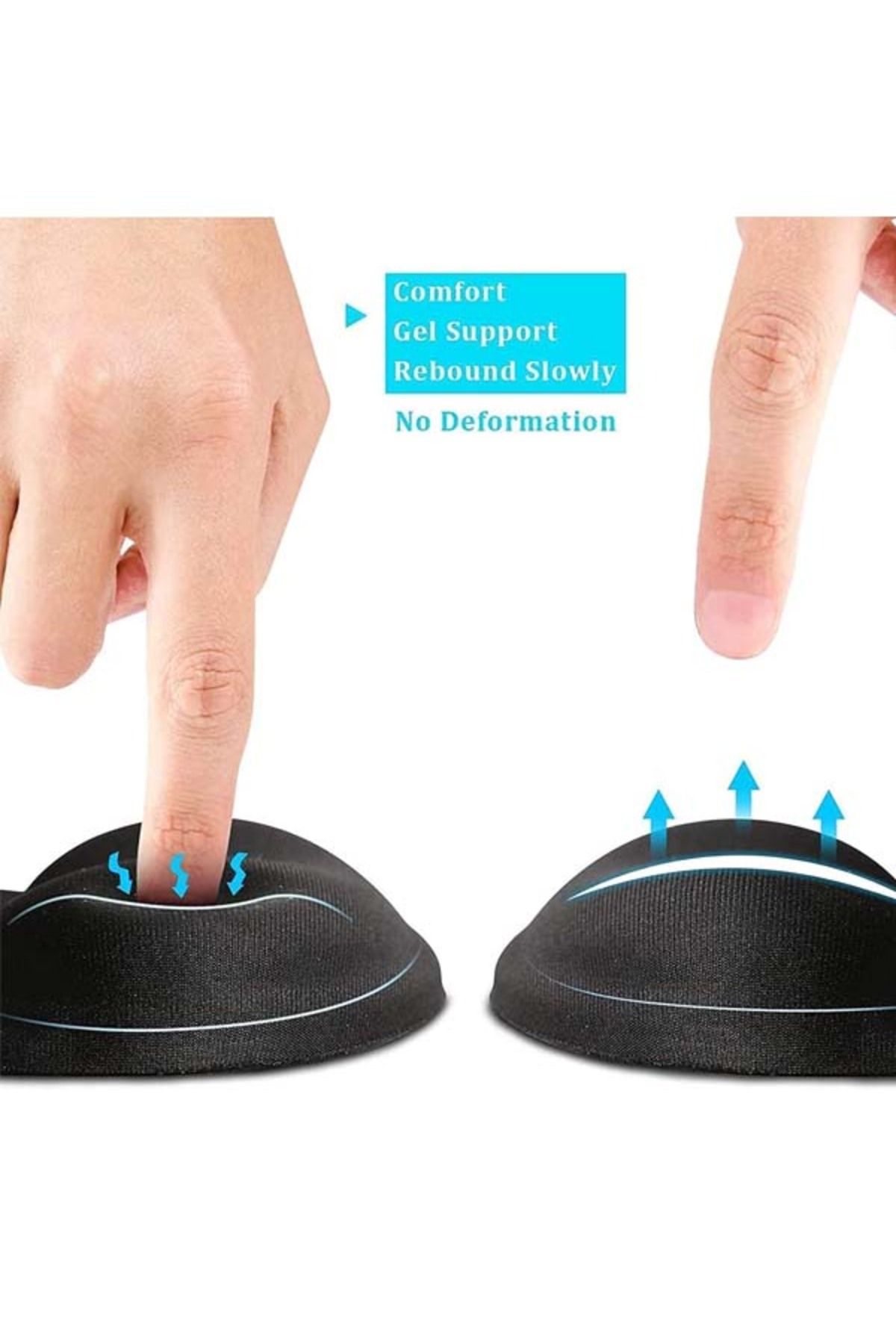 Generic-Mouse Pads with Comfortable Gel Wrist Rest Support 4