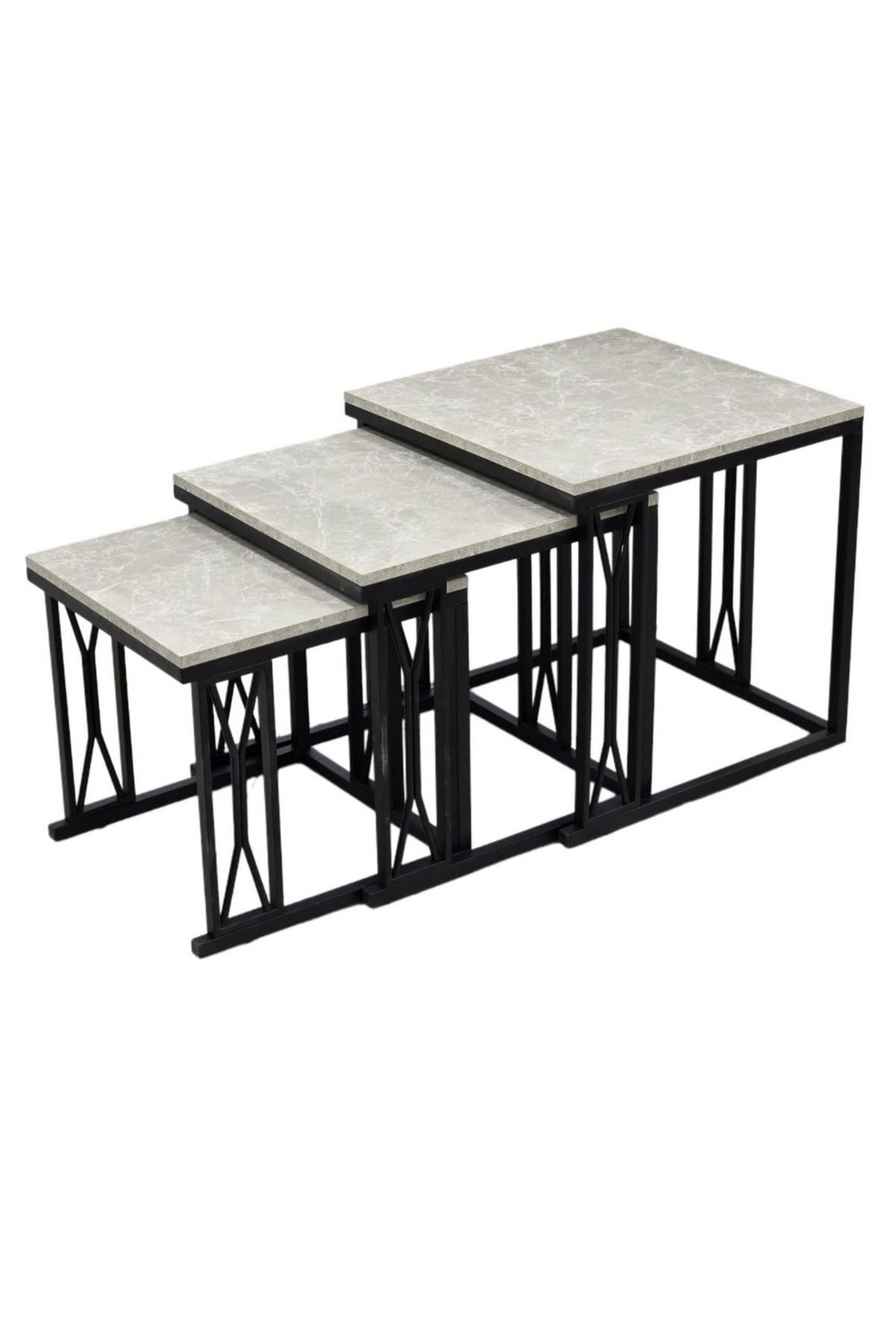 private house-Modern 3-piece table set - elegant and practical design 1