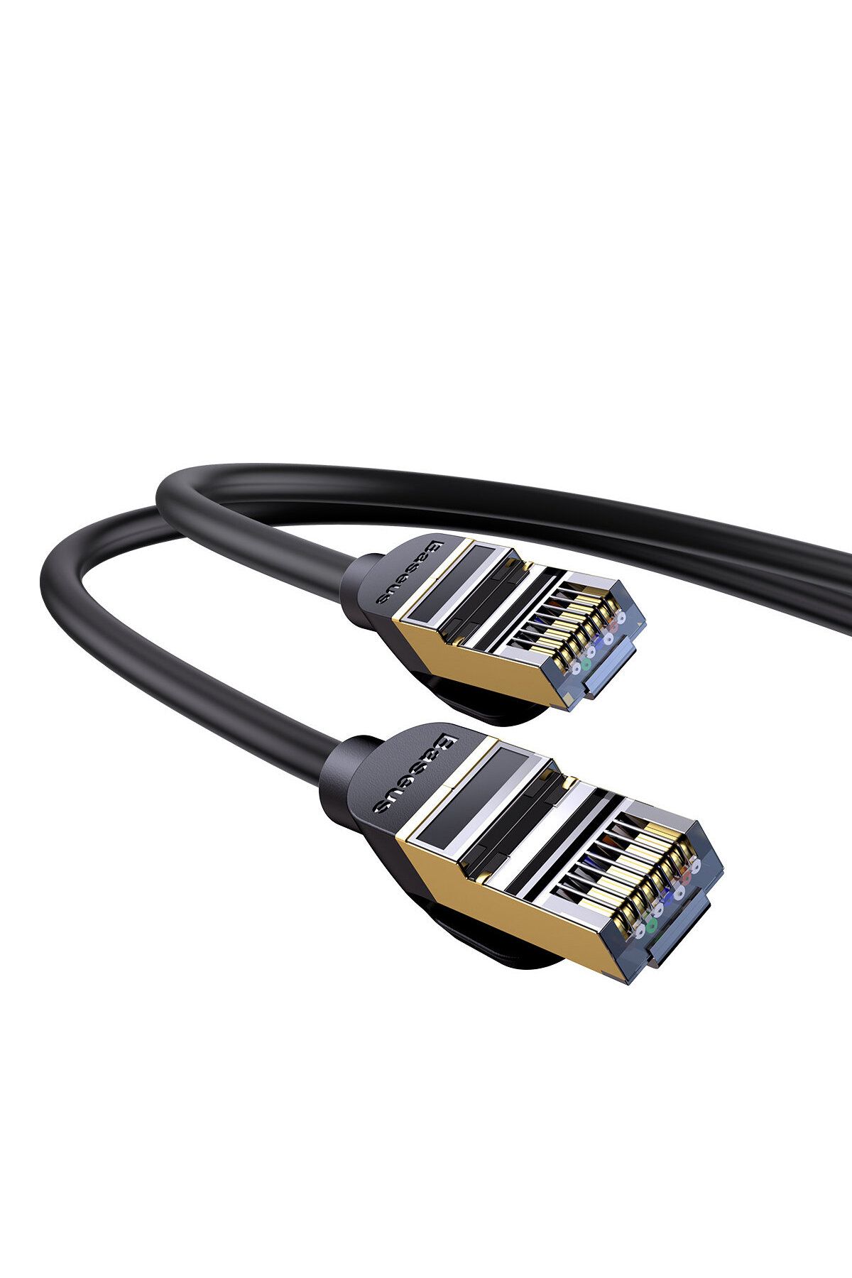 Baseus-Cablu de rețea de mare viteză Patchcord RJ45 CAT 7 10Gbps 1m - negru 4