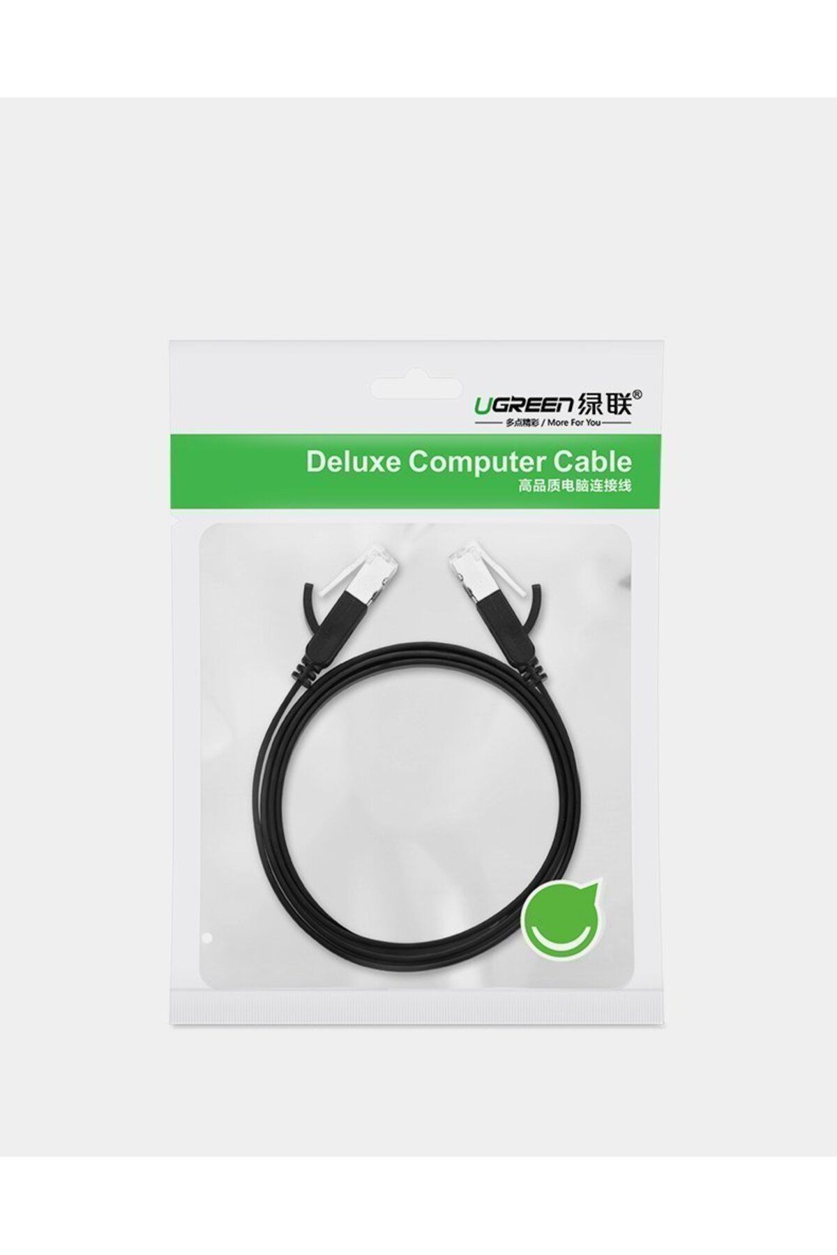 Ugreen-Cablu de rețea Ethernet plat, cablu patch cord, RJ45 Cat 6 UTP, 1000 Mbps, 1m 5