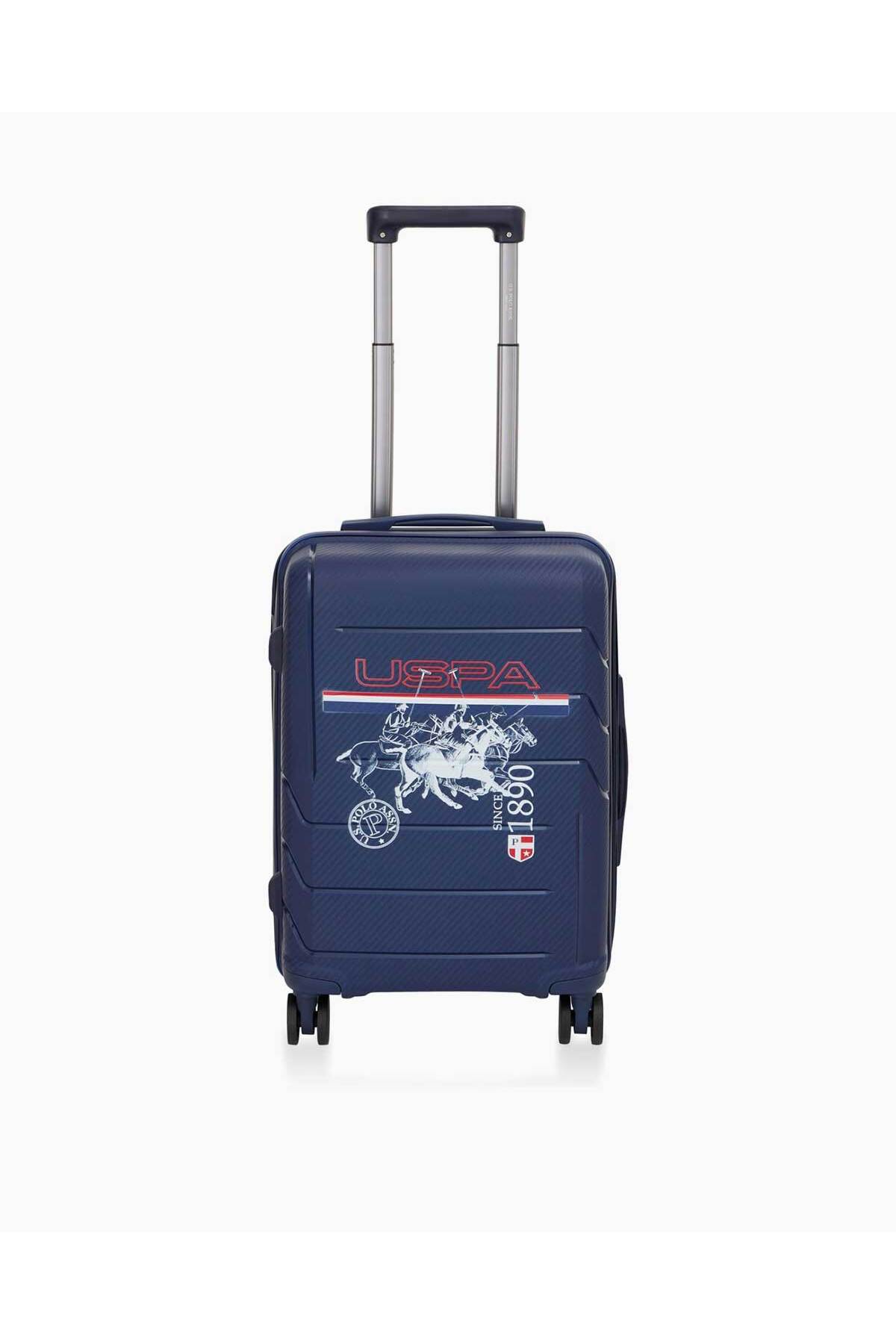 یو اس پولو چمدان دسته تلسکوپی از جنس پلی‌پروپیلن با اندازه کابین