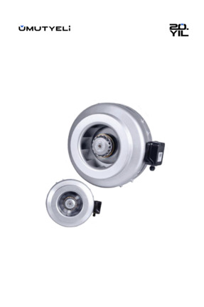 KAYITES Rad Q250 Yuvarlak Kanal Tipi Radyal Aspiratör Ve Havalandırma Fanı 11...