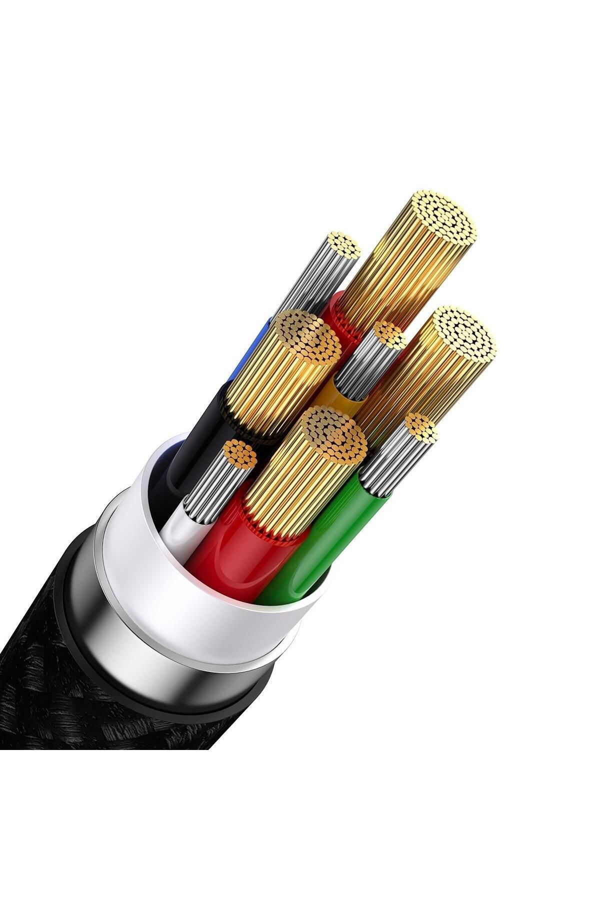 Baseus-Kabel przewód 4w1 USB+USB-C do USB-C / iPhone Lightning / micro USB 1.2m - czarny 6
