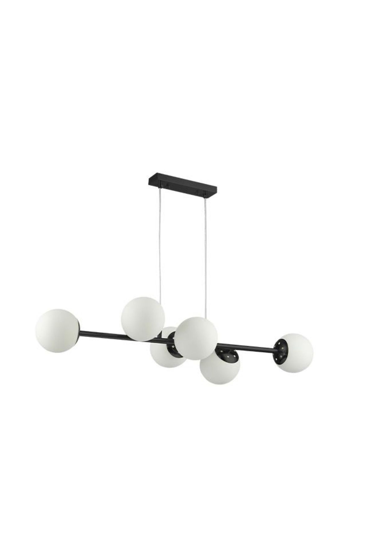 MasterLED-Candelabru Bali 0029-LVT, 6xE27, negru+alb, IP20, 1