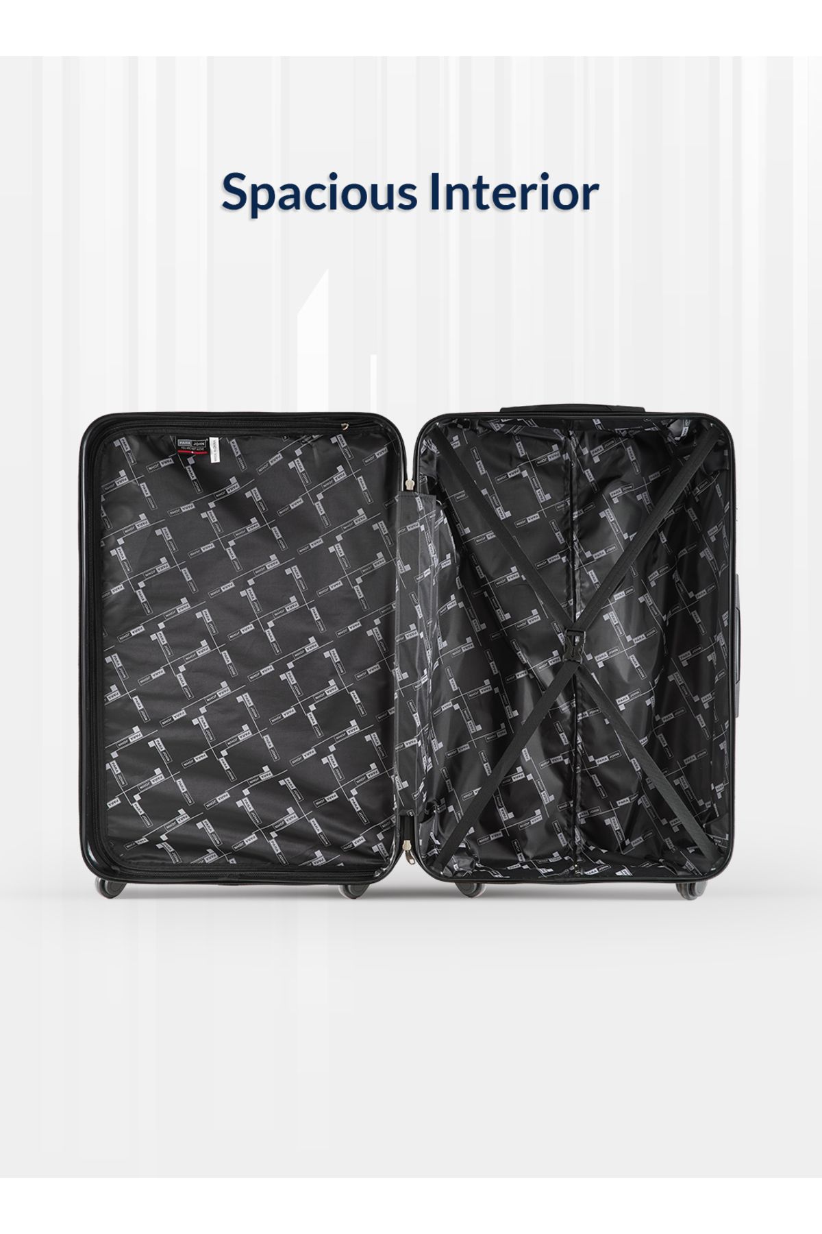 PARAJOHN-Vector 28-Inch Check-in Luggage ABS Hard Shell Suitcase with 360° Spinner Wheels & Lock 5