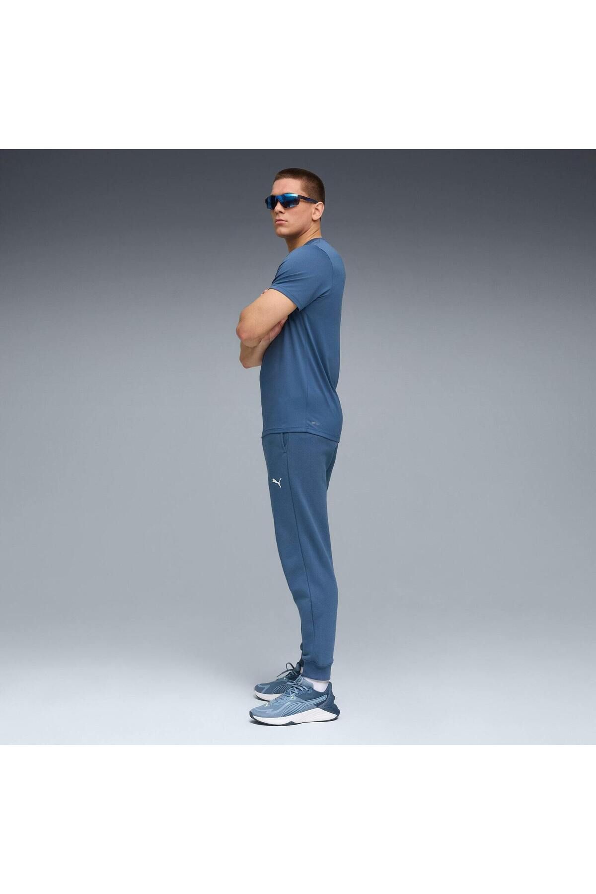 Puma-Pánské tričko Tad Essentials Solid Cat Tee Lc Small, modré 3