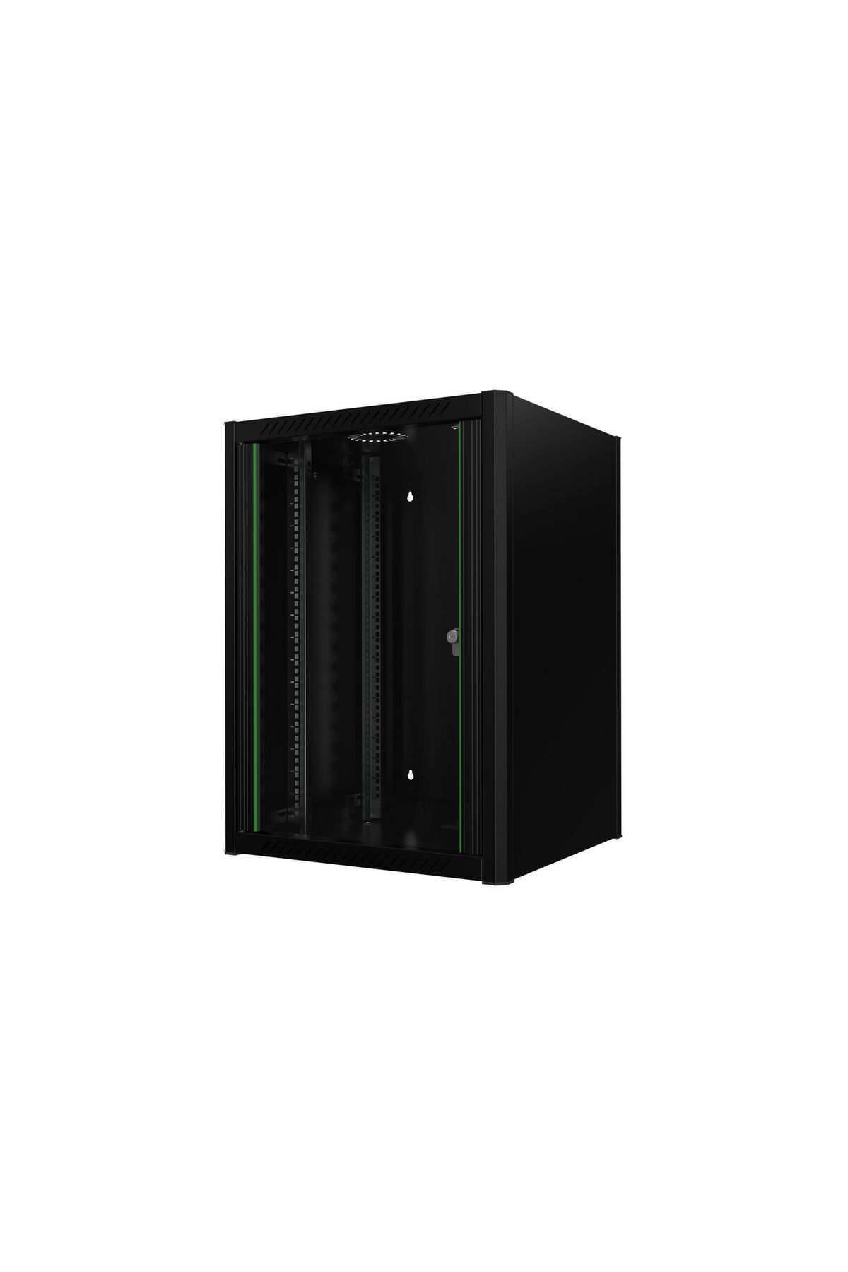 Inna marka-Dulap rack de perete Lanview 19" 16U 600x560x823mm - Negru, RWM16U56BL 1