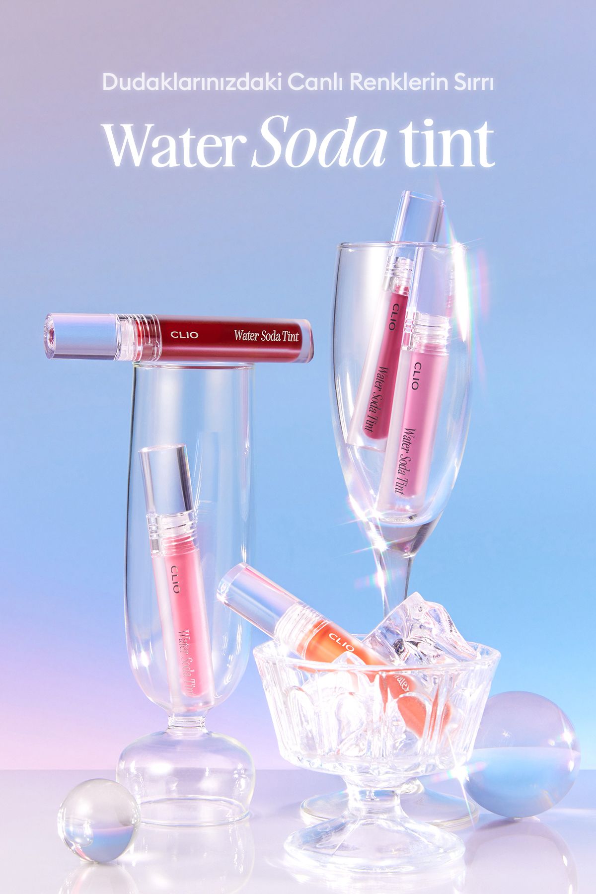 CLIO-Lightweight Tint Water Soda Tint with Ultra Lasting, Vibrant Color (01 Red Splash) 7