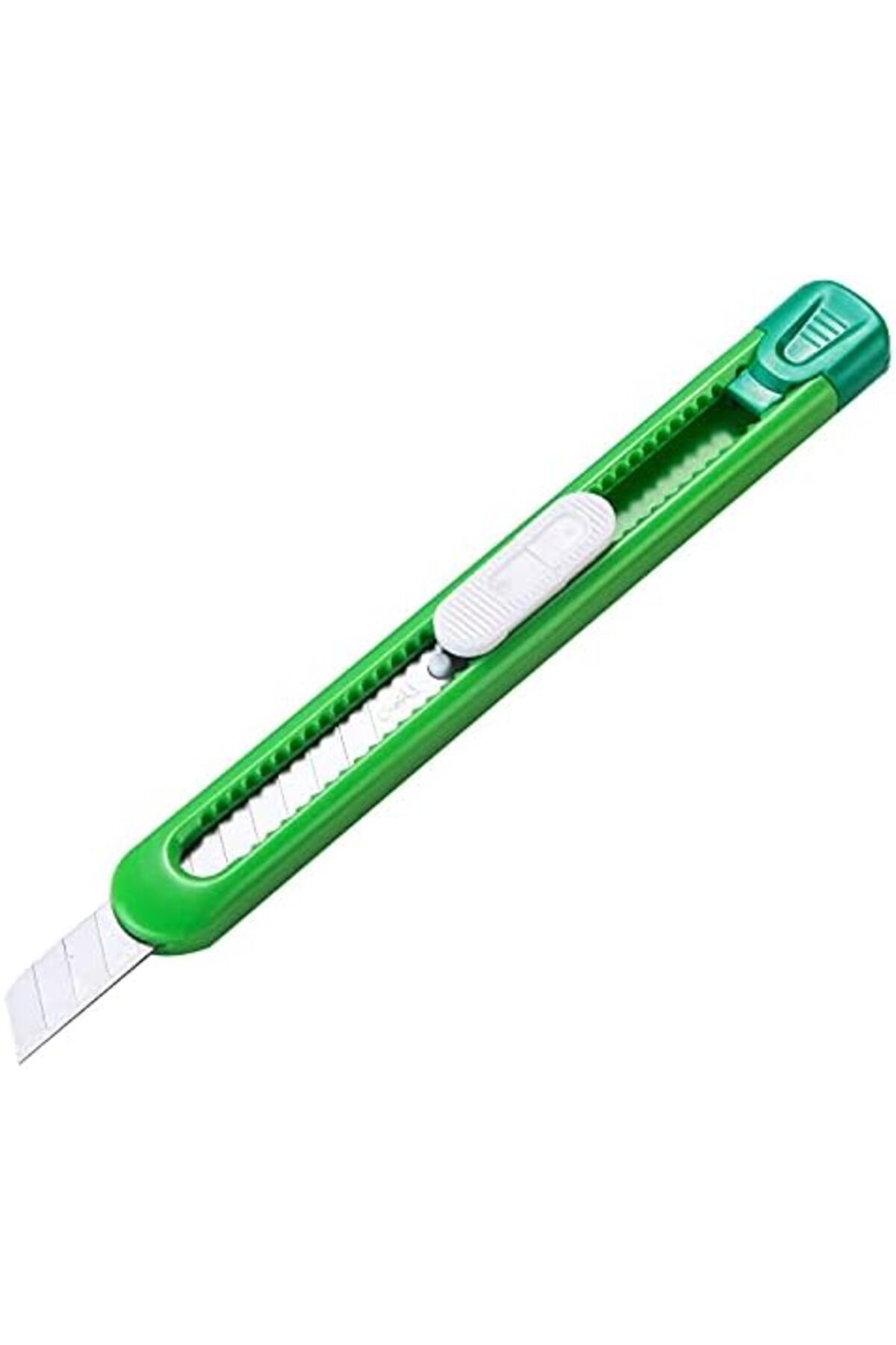 Deli-E2054 Utility Cutter – 13 Snap-Off SK5 Blades, Manual Lock, Safe & Sharp Design for Precise C 8
